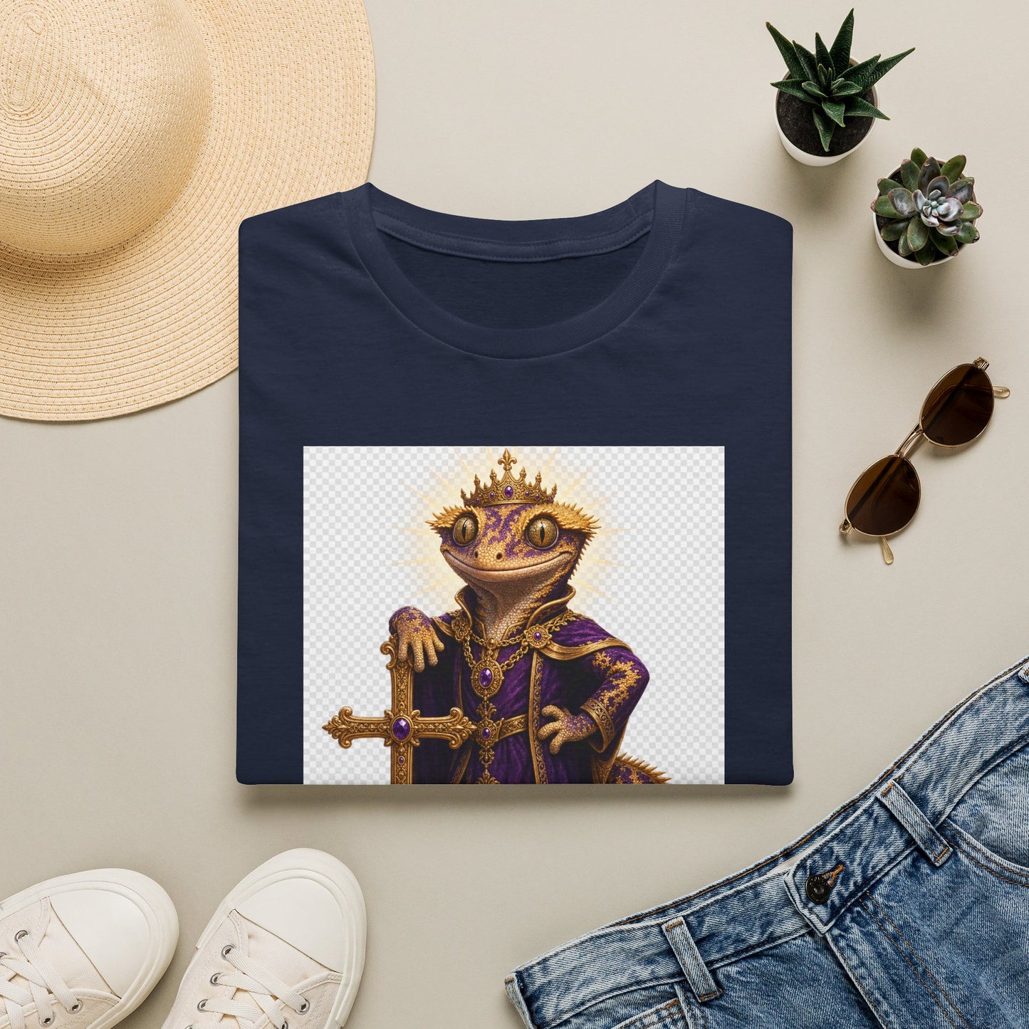 Gold Gecko Co. | He Said I'm Chosen. I Said Obviously. | Faith Gecko Tee