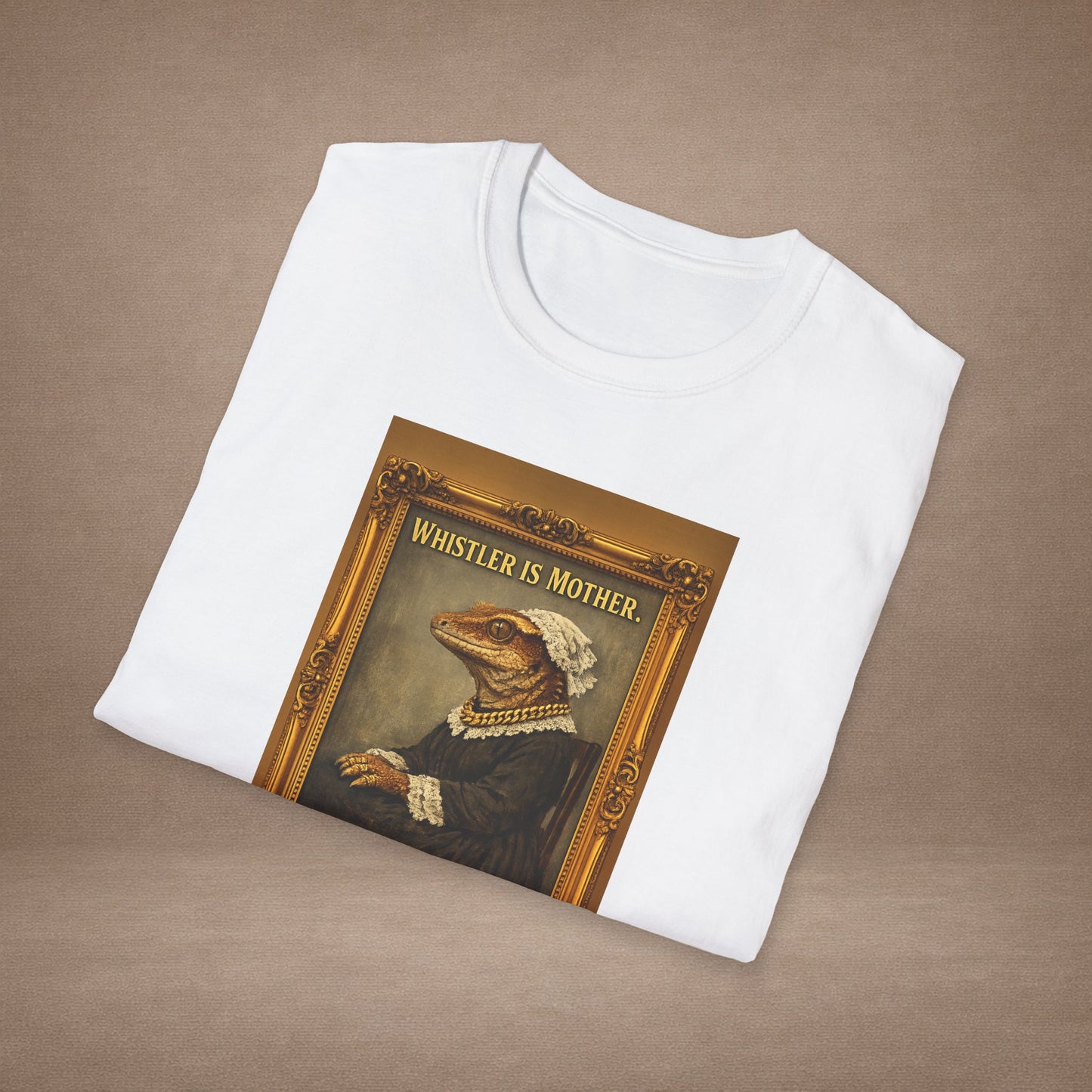 Design #col19-4 - Whistler's Gecko— Fine Art Tee