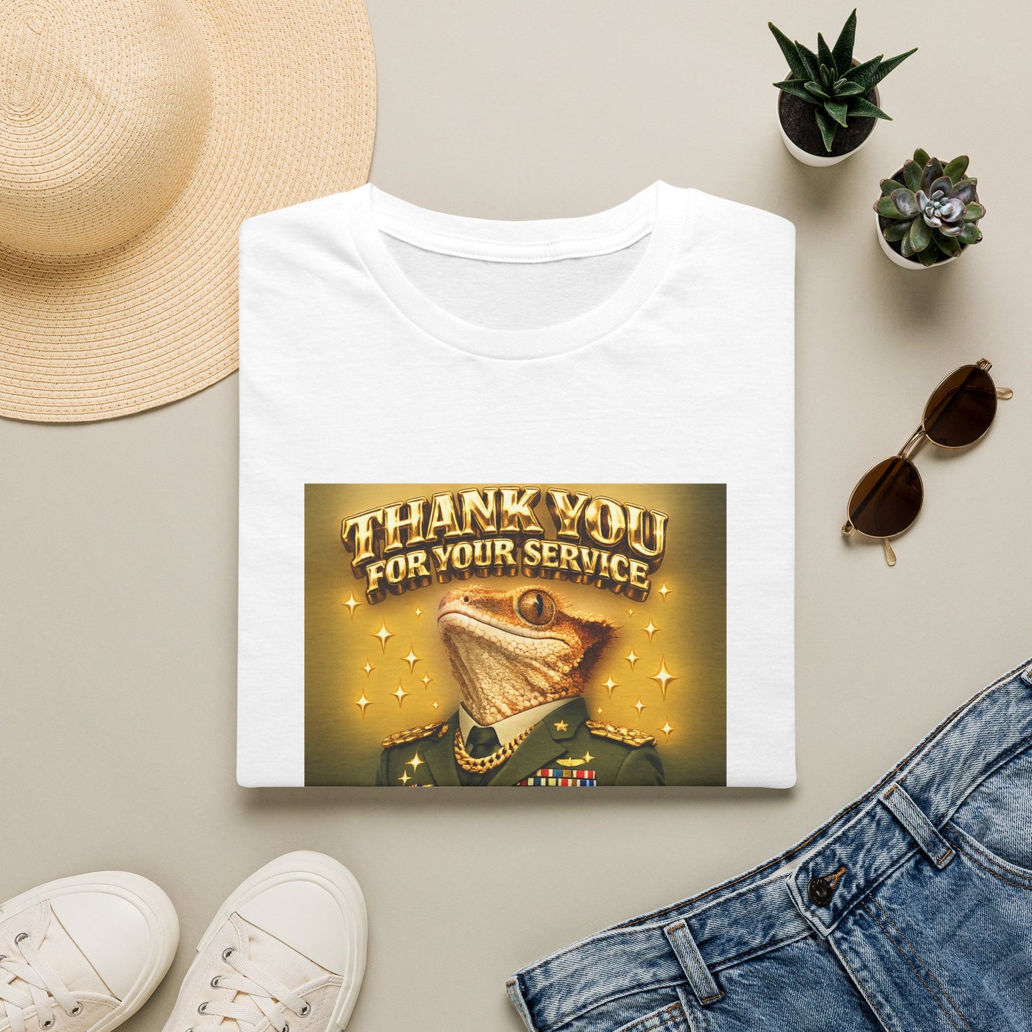 Gold Gecko Co.™ | Army Strong | Crested Gecko | Comfort Colors 6500