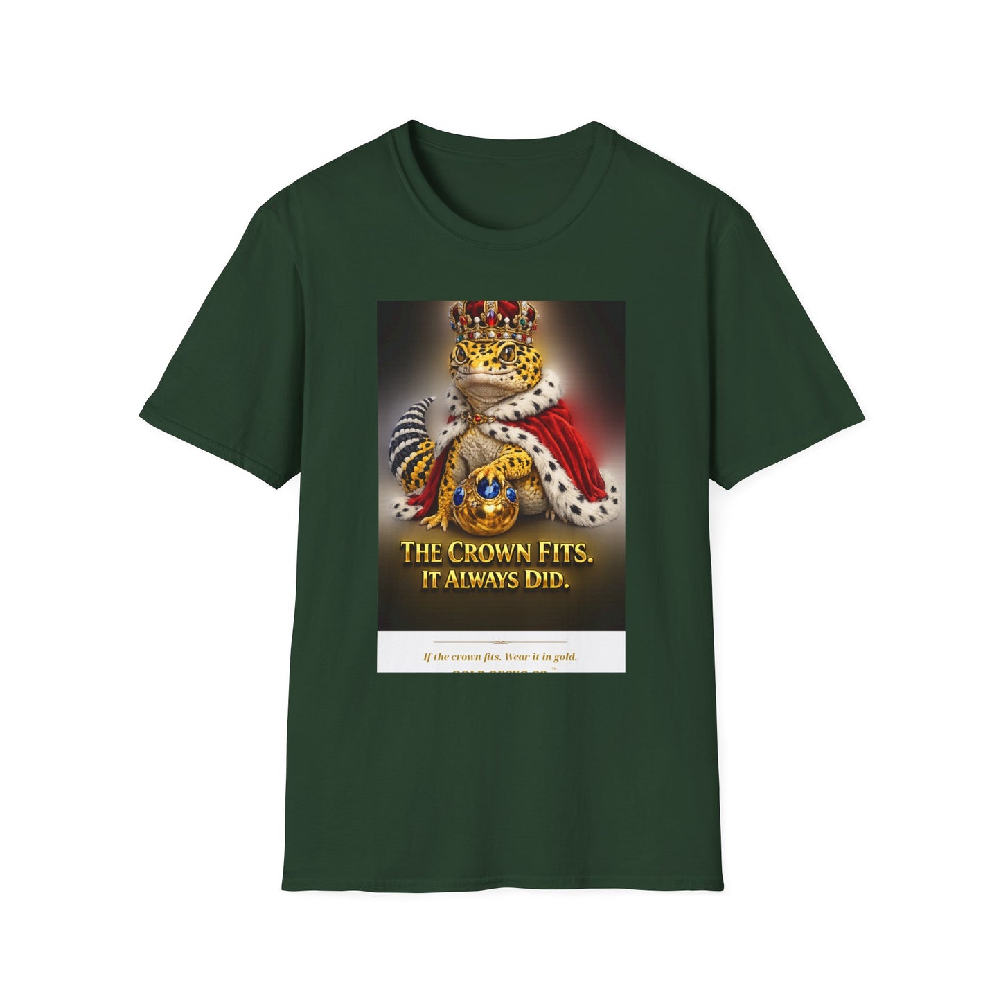 Gold Gecko Co.™ | The Crown Fits | Leopard Gecko | Comfort Colors 6500