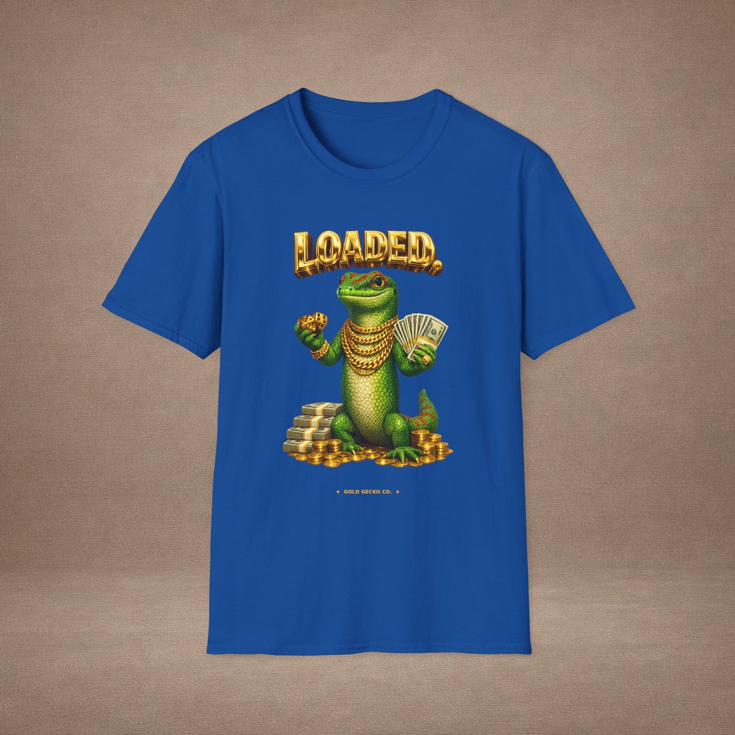 DESIGN #29-1 -Gambling - Loaded  Realistic (gold Lettering)