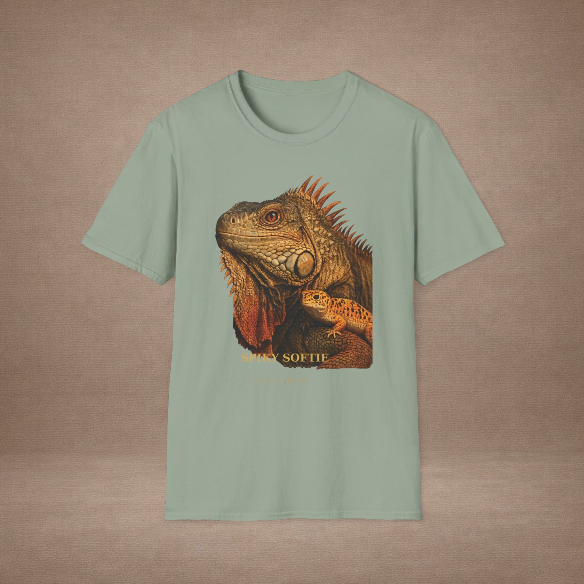 Iguana — Spiky Softie — photoreal reptile portraits — the ultimate herp appreciation. Gold Gecko Co. Reptile Roll Call collection.
