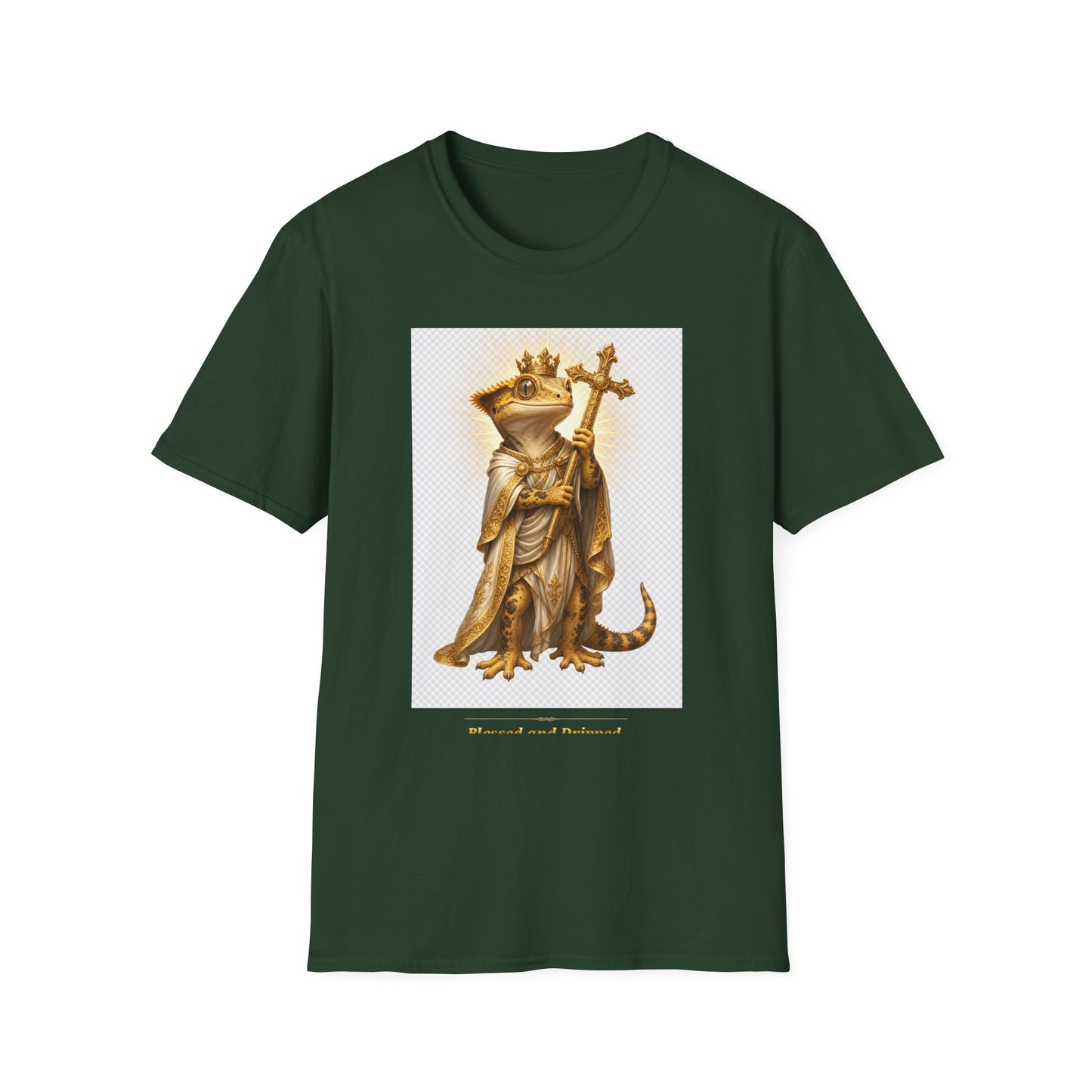 Gold Gecko Co. | Blessed and Dripped | Faith Gecko Tee