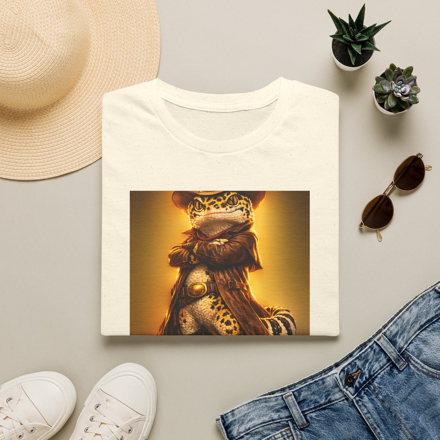 Gold Gecko Co.™ | Sunset Cowboy | Leopard Gecko | Comfort Colors 6500