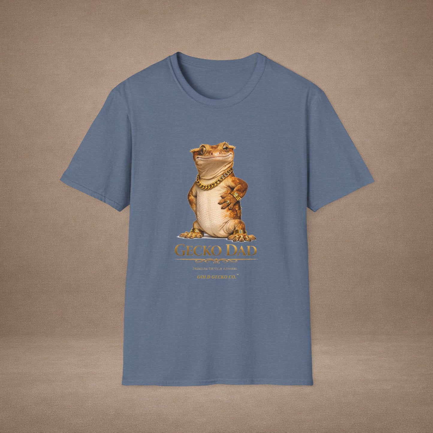 DESIGN #03-G- Gecko Dad — Dad Mode: On (Gold Letters)