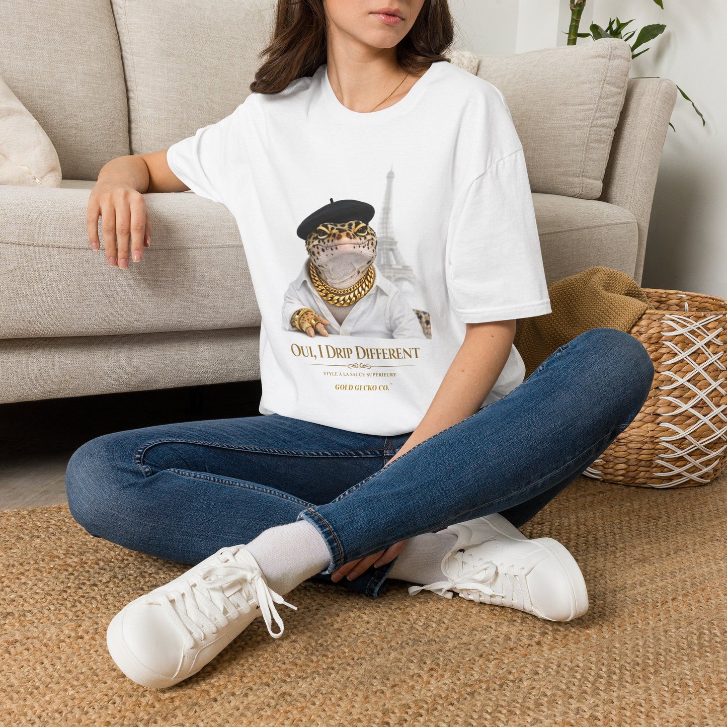 Gold Gecko Co.™ | Eiffel Tower | Crested Gecko | Comfort Colors 6500