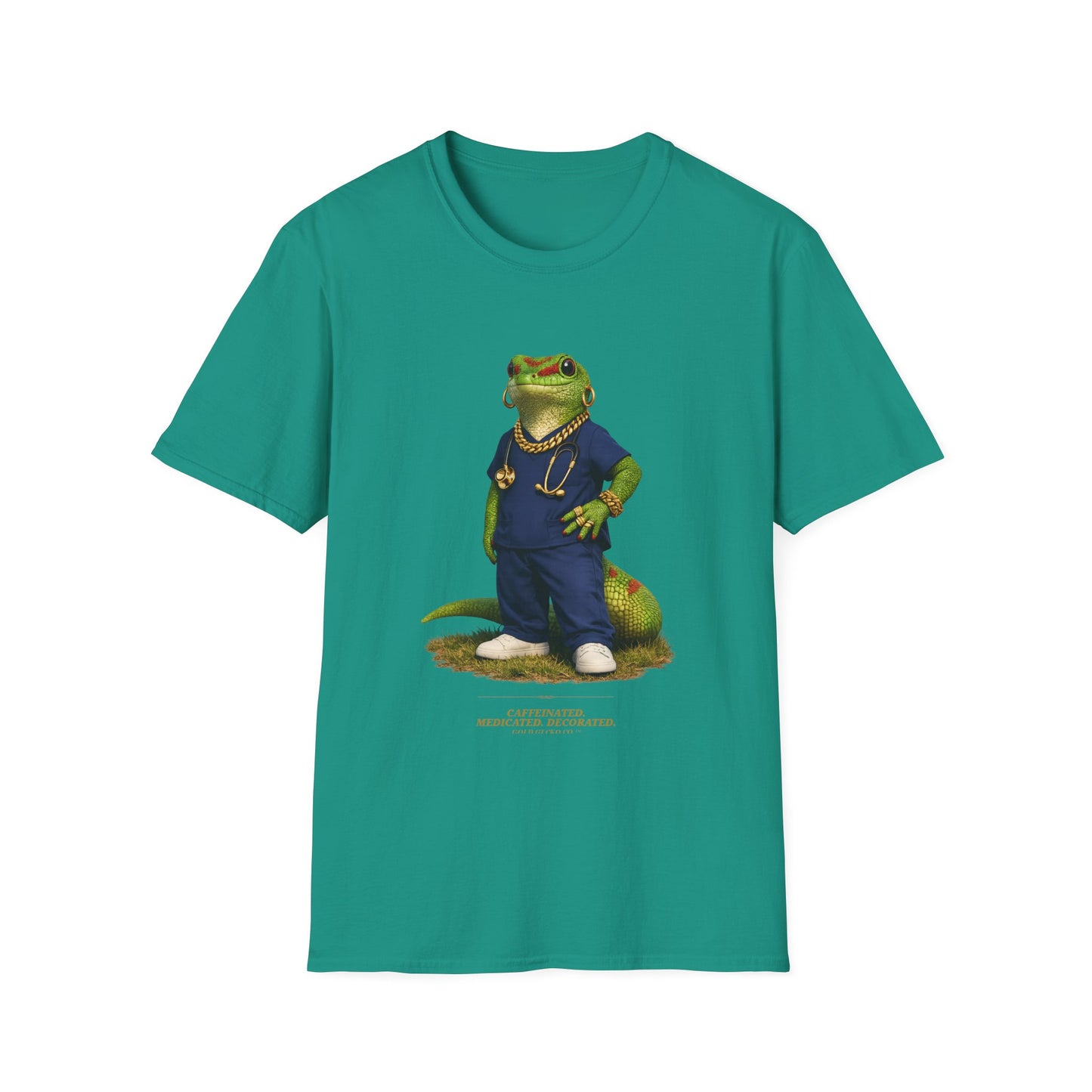 Gold Gecko Co.™ | Scrubs | Day Gecko | Comfort Colors 6500