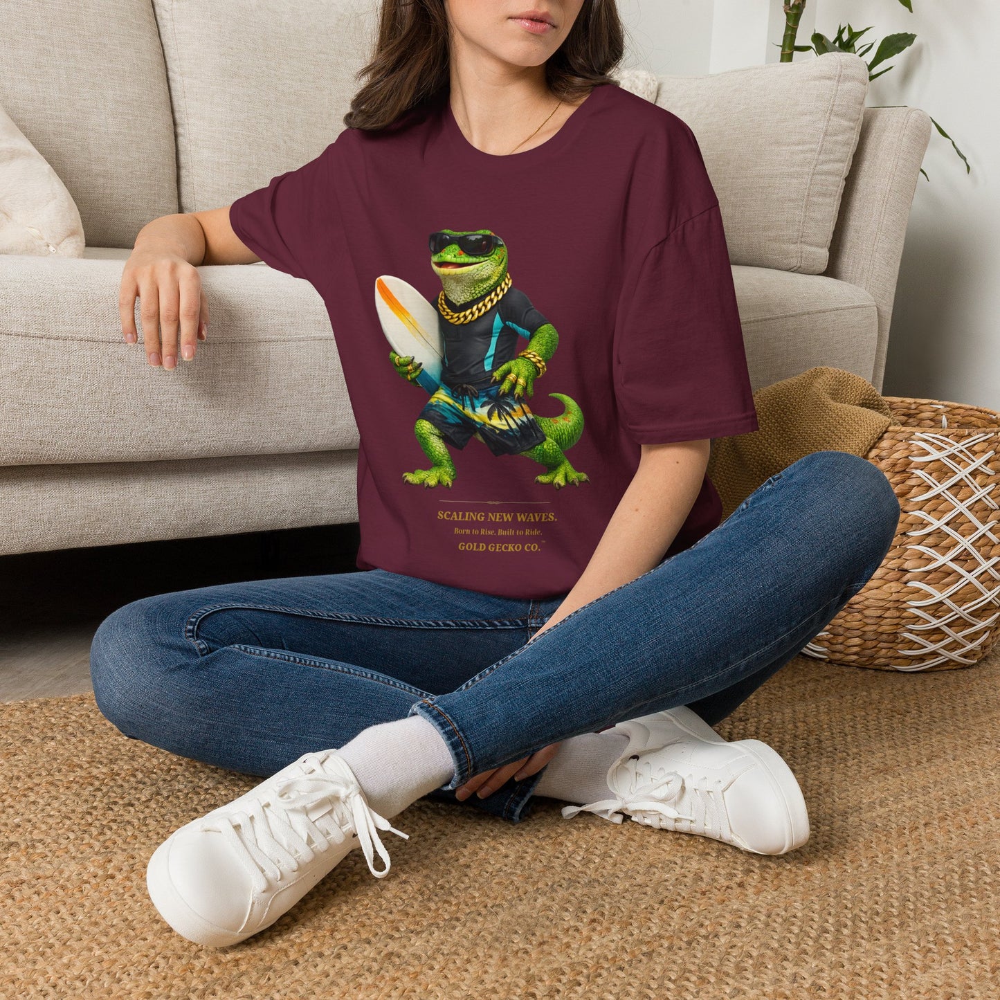 Gold Gecko Co.™ | Scaling Waves | Crested Gecko | Comfort Colors 6500