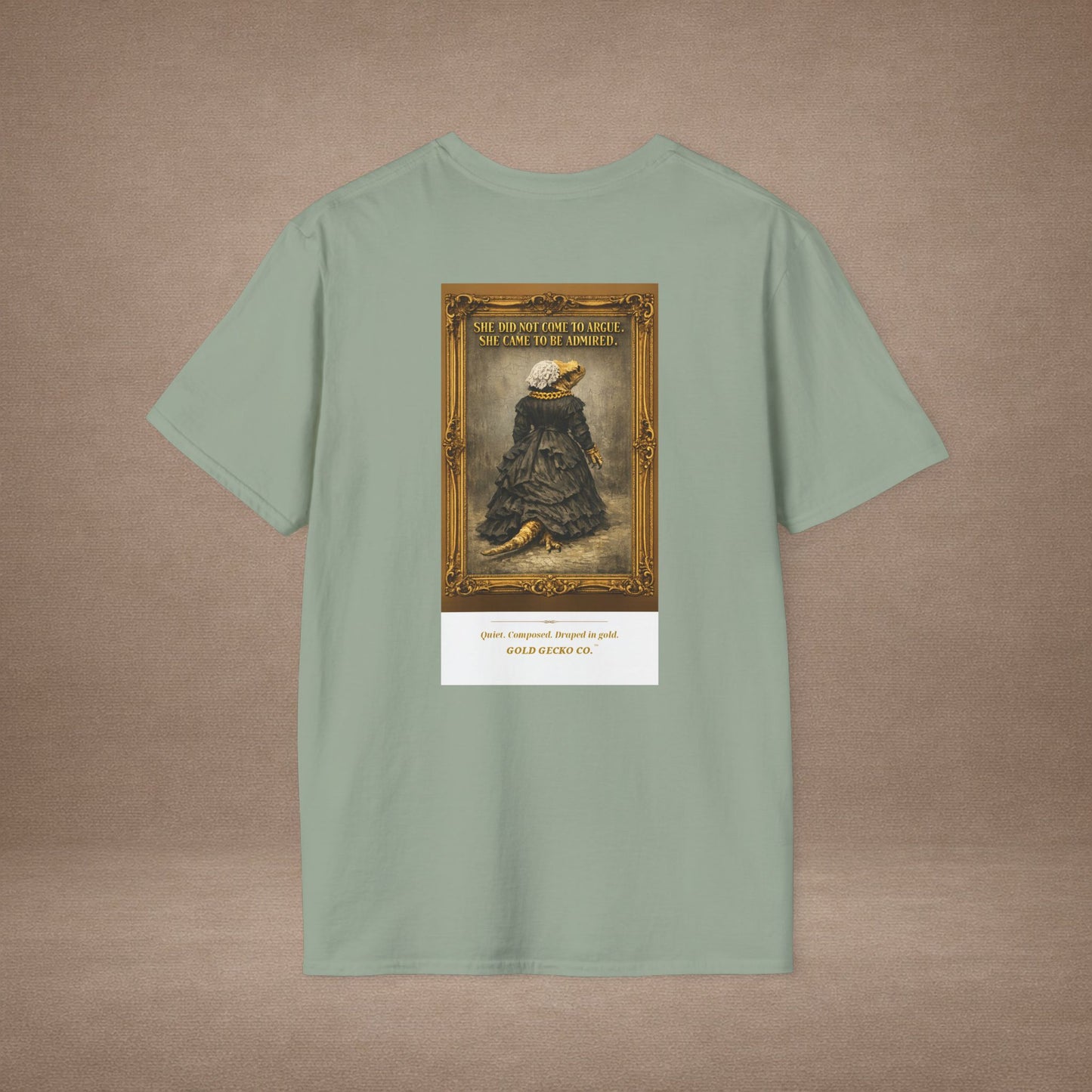Design #col19-4 - Whistler's Gecko— Fine Art Tee