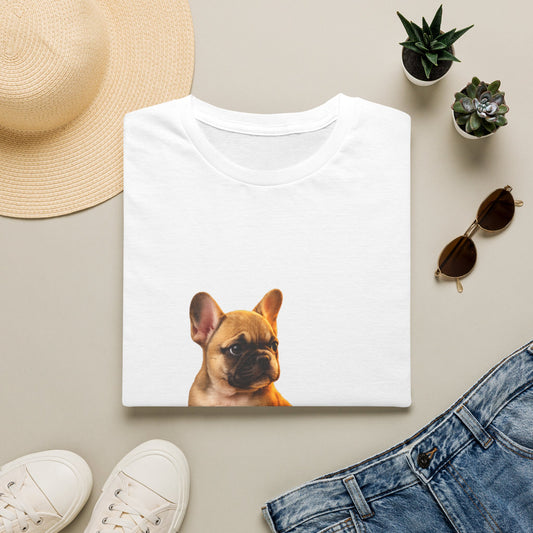 French Bulldog — Small But Mighty — cinematic photoreal portraits of beloved dog breeds paired w. Gold Gecko Co. Puppies & Geckos collection.