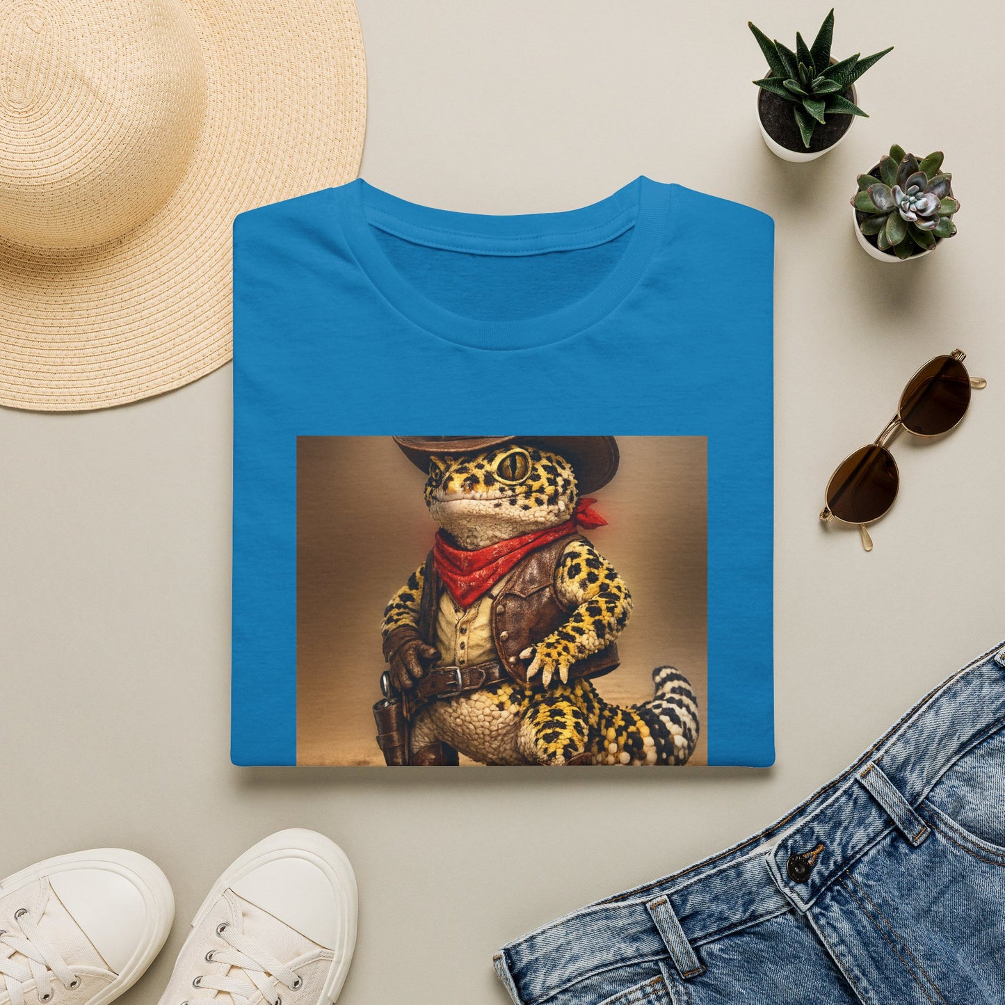 Gold Gecko Co.™ | Cowboy Up | Leopard Gecko | Comfort Colors 6500
