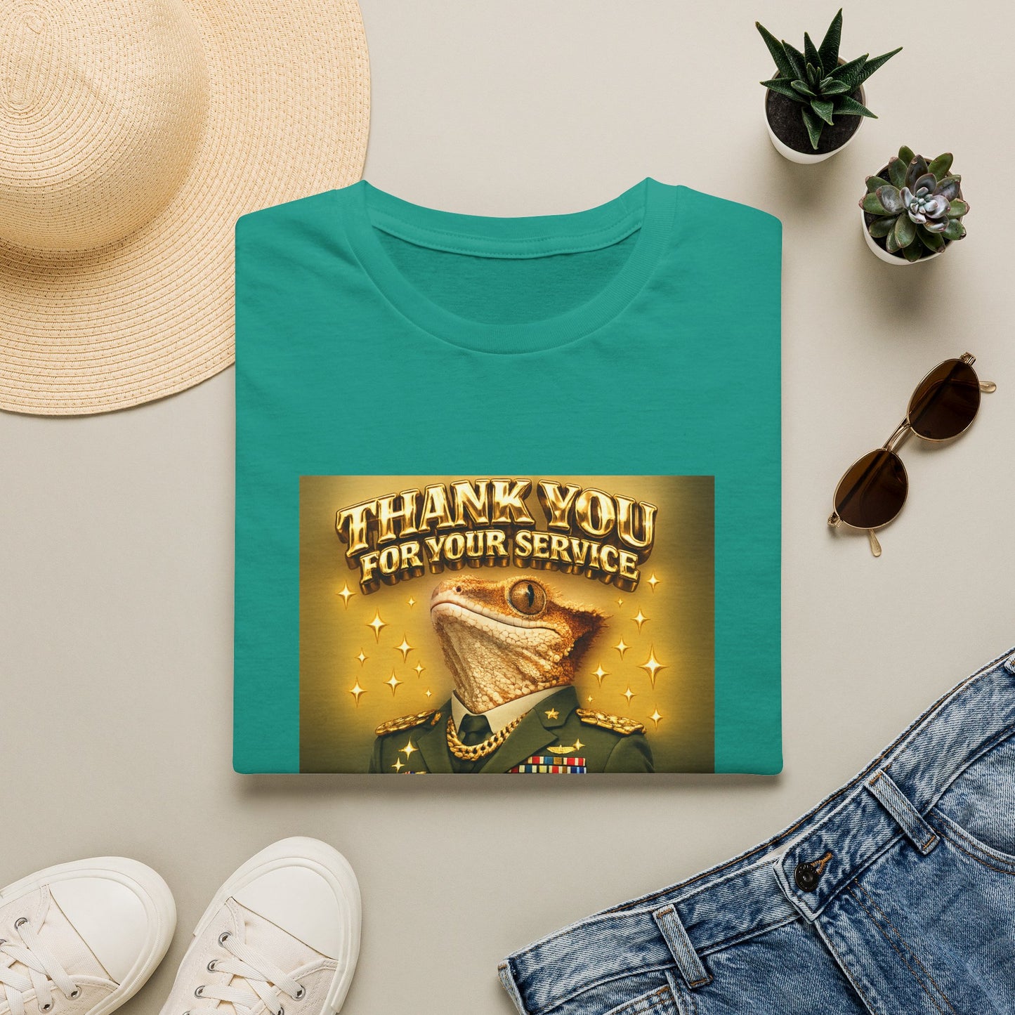 Gold Gecko Co.™ | Army Strong | Crested Gecko | Comfort Colors 6500