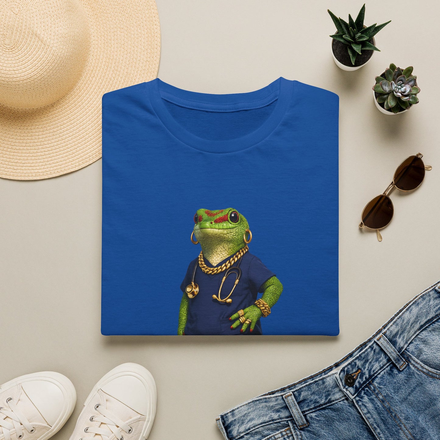 Gold Gecko Co.™ | Scrubs | Day Gecko | Comfort Colors 6500