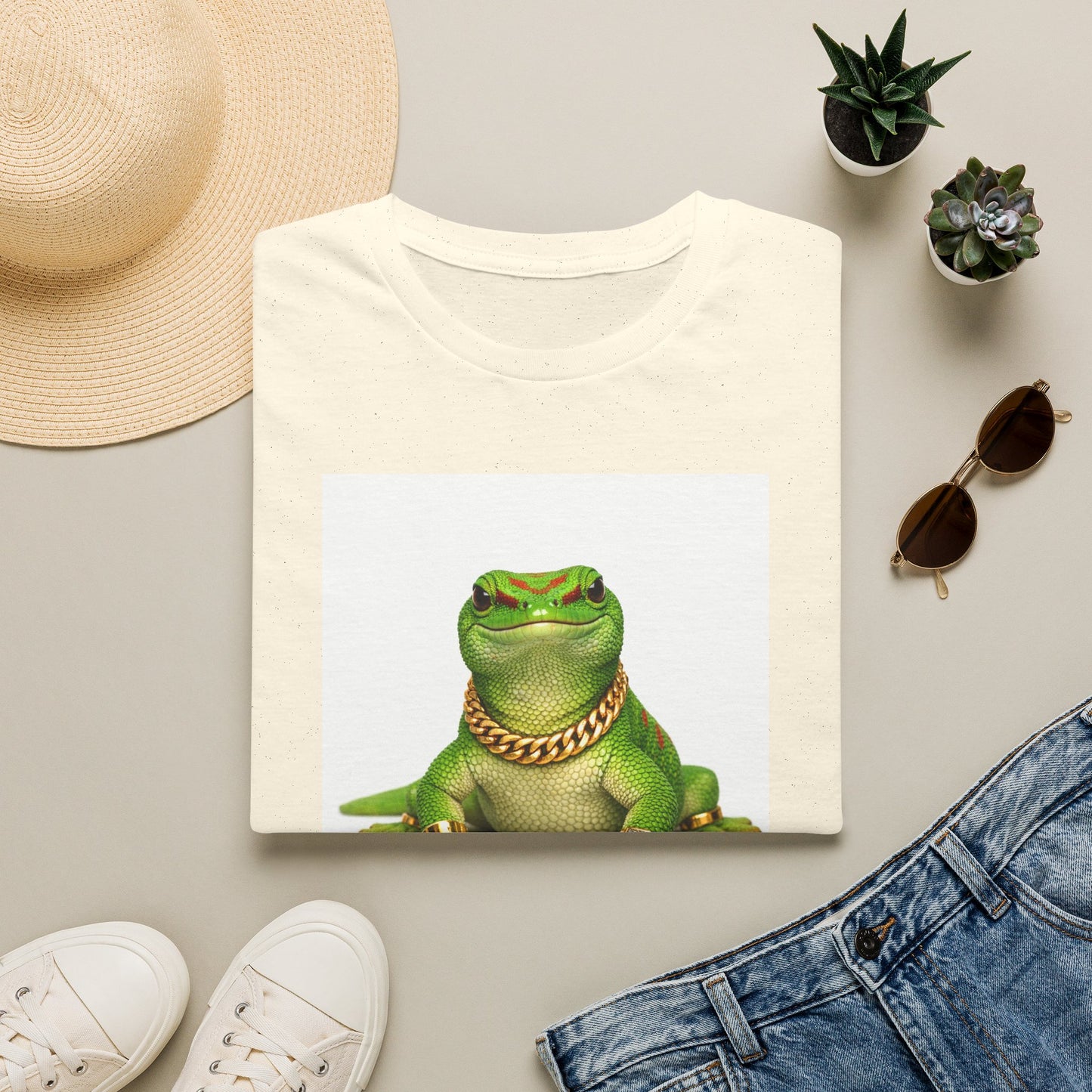 Gold Gecko Co.™ | Portrait | Day Gecko | Comfort Colors 6500