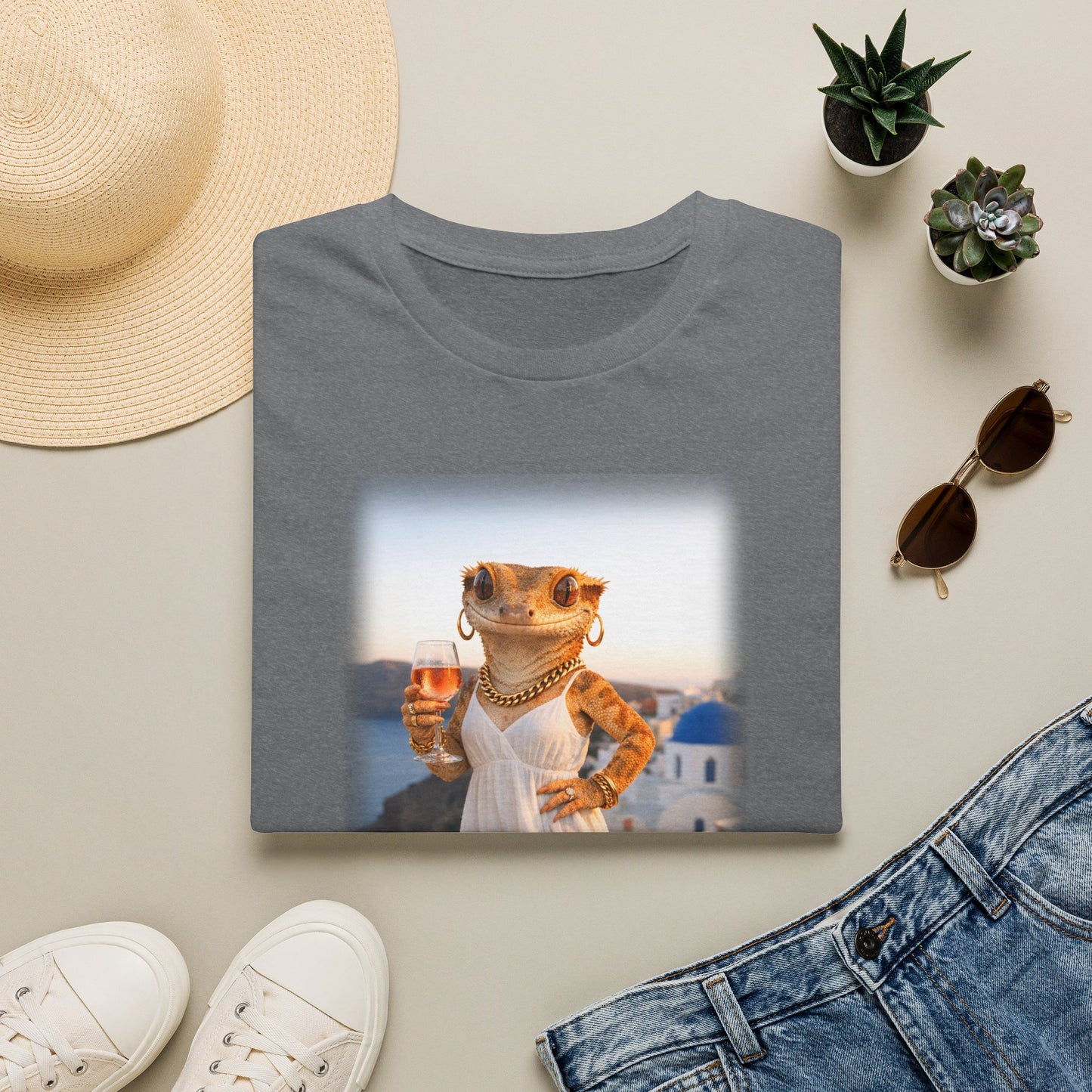 Gold Gecko Co.™ | Santorini | Crested Gecko | Comfort Colors 6500