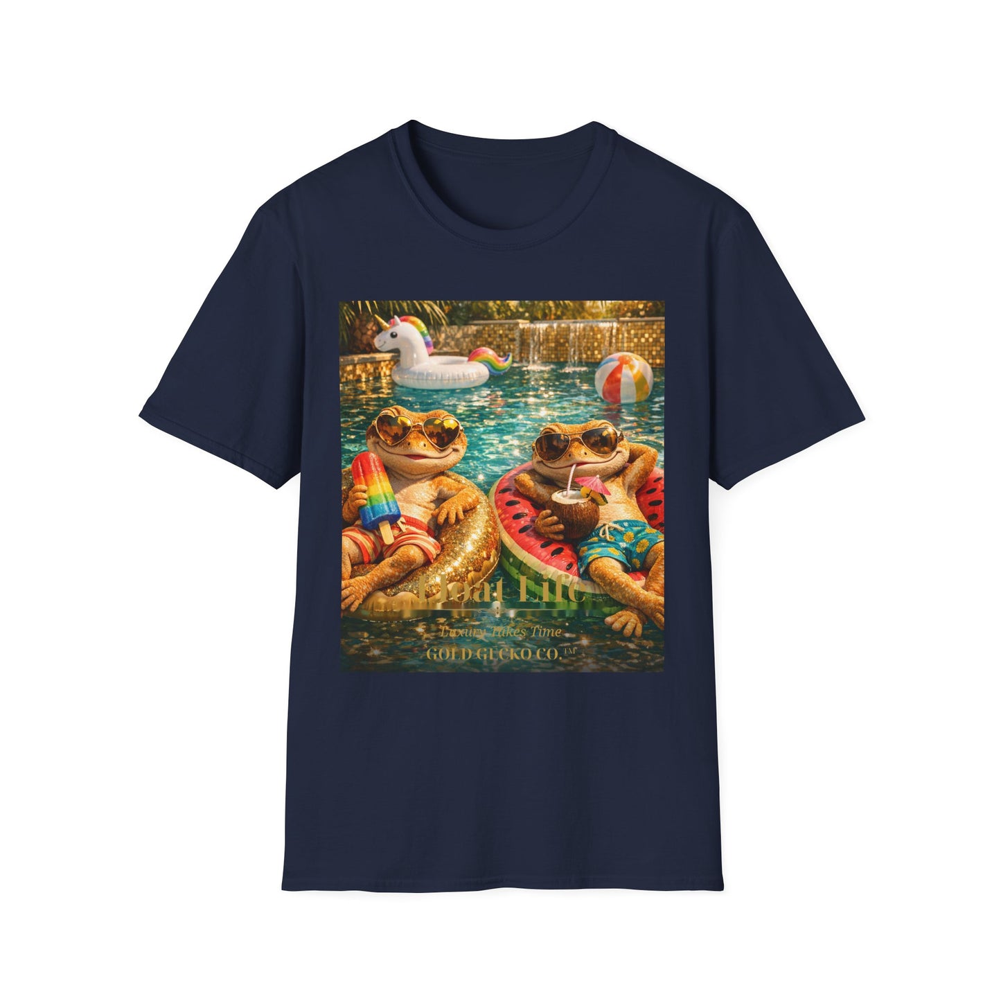Col1403-02-V2-TS-Gildan64000-FloatLife-Realistic-GoldGeckoCo