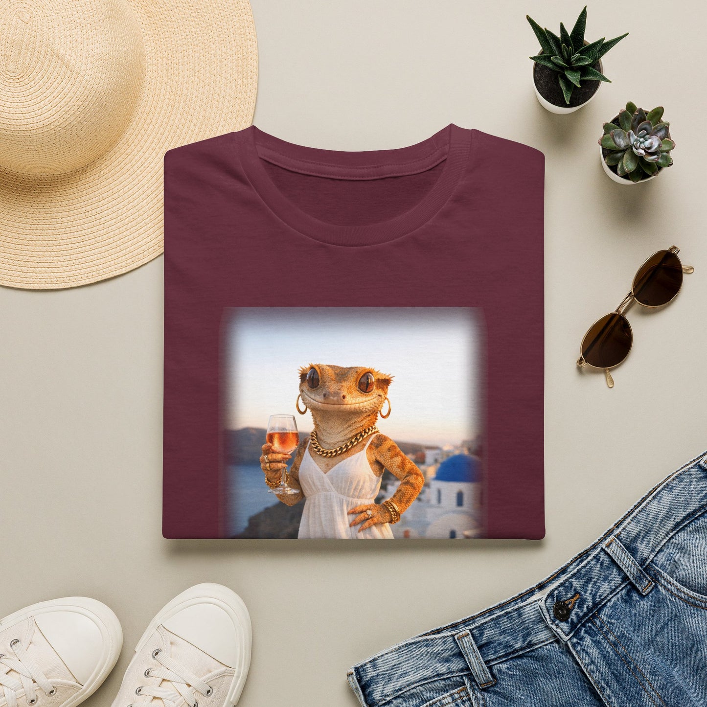 Gold Gecko Co.™ | Santorini | Crested Gecko | Comfort Colors 6500