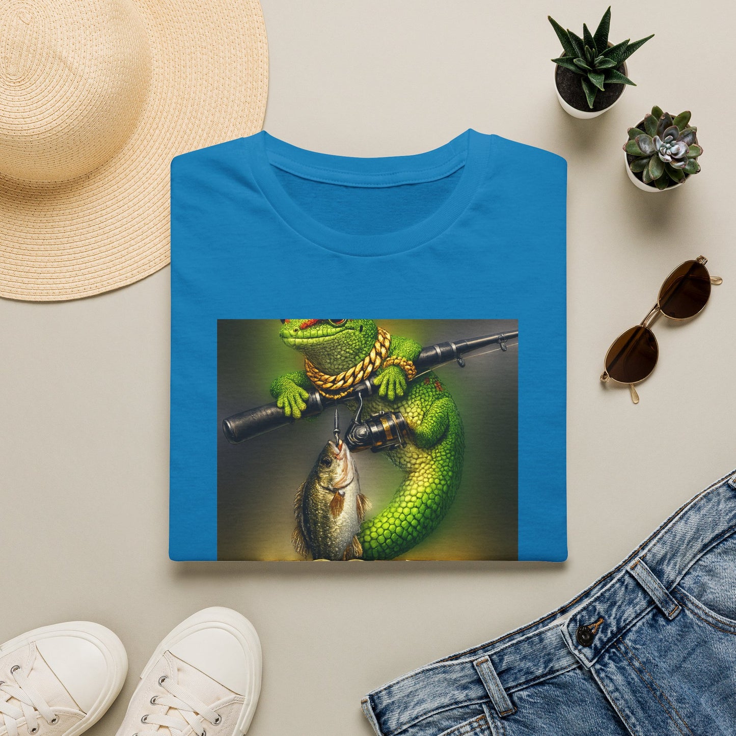 Gold Gecko Co.™ | Hooked on the Good Life | Day Gecko | Comfort Colors 6500