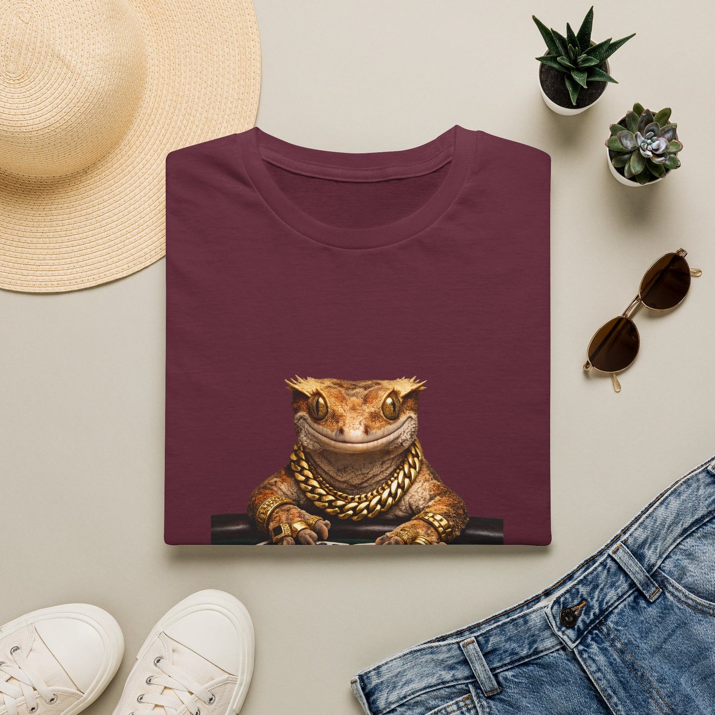 Gold Gecko Co.™ | Poker Face | Day Gecko | Comfort Colors 6500
