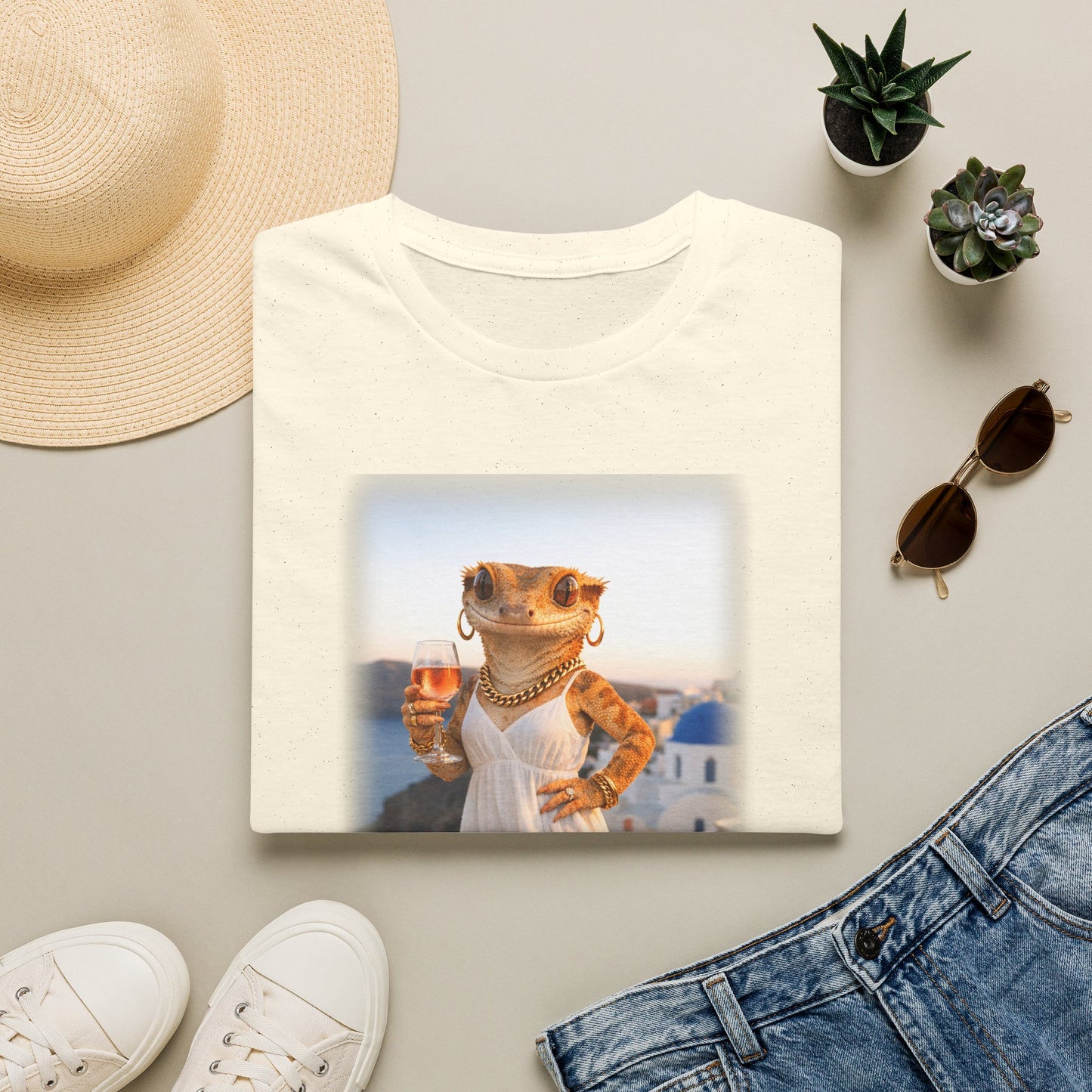 Gold Gecko Co.™ | Santorini | Crested Gecko | Comfort Colors 6500