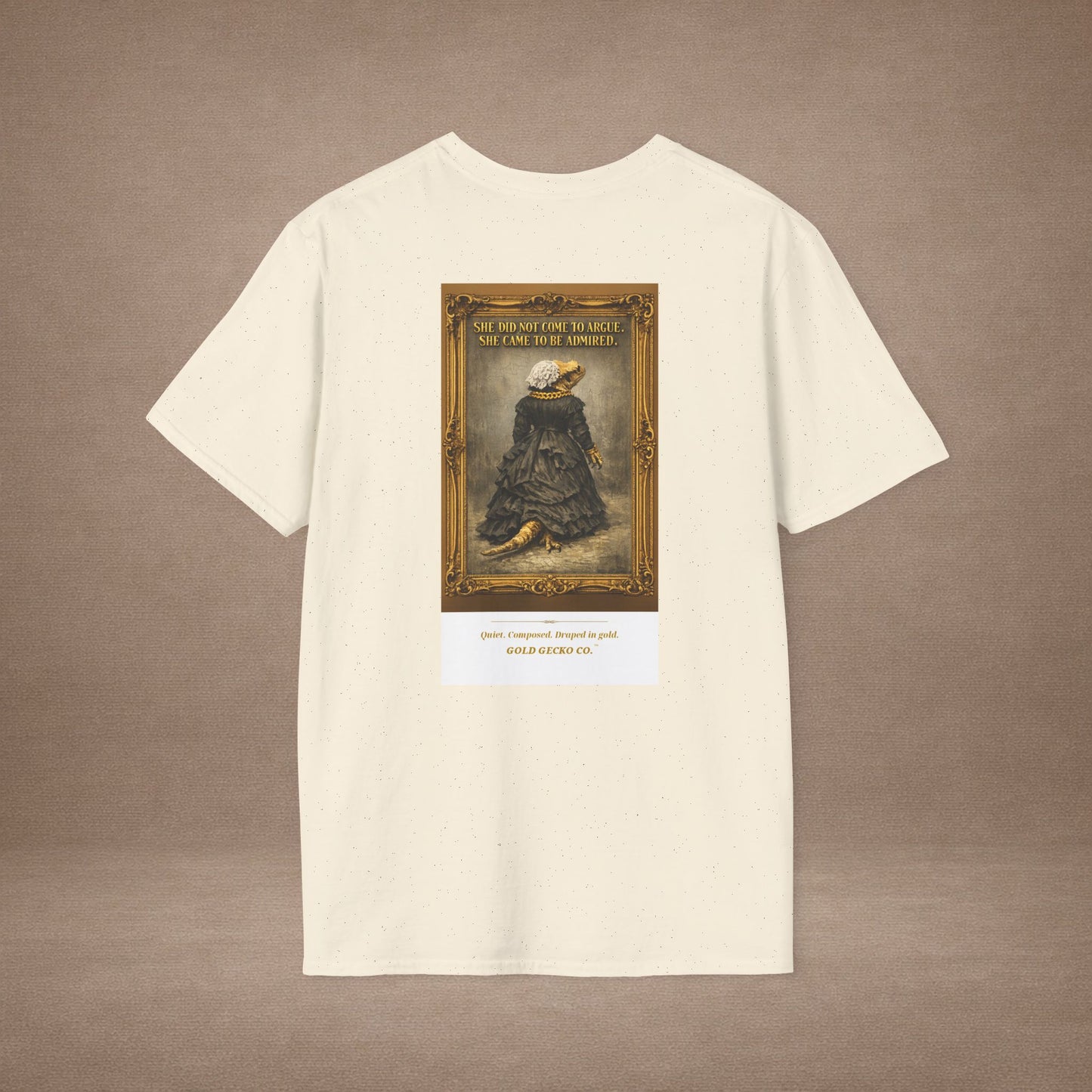 Design #col19-4 - Whistler's Gecko— Fine Art Tee