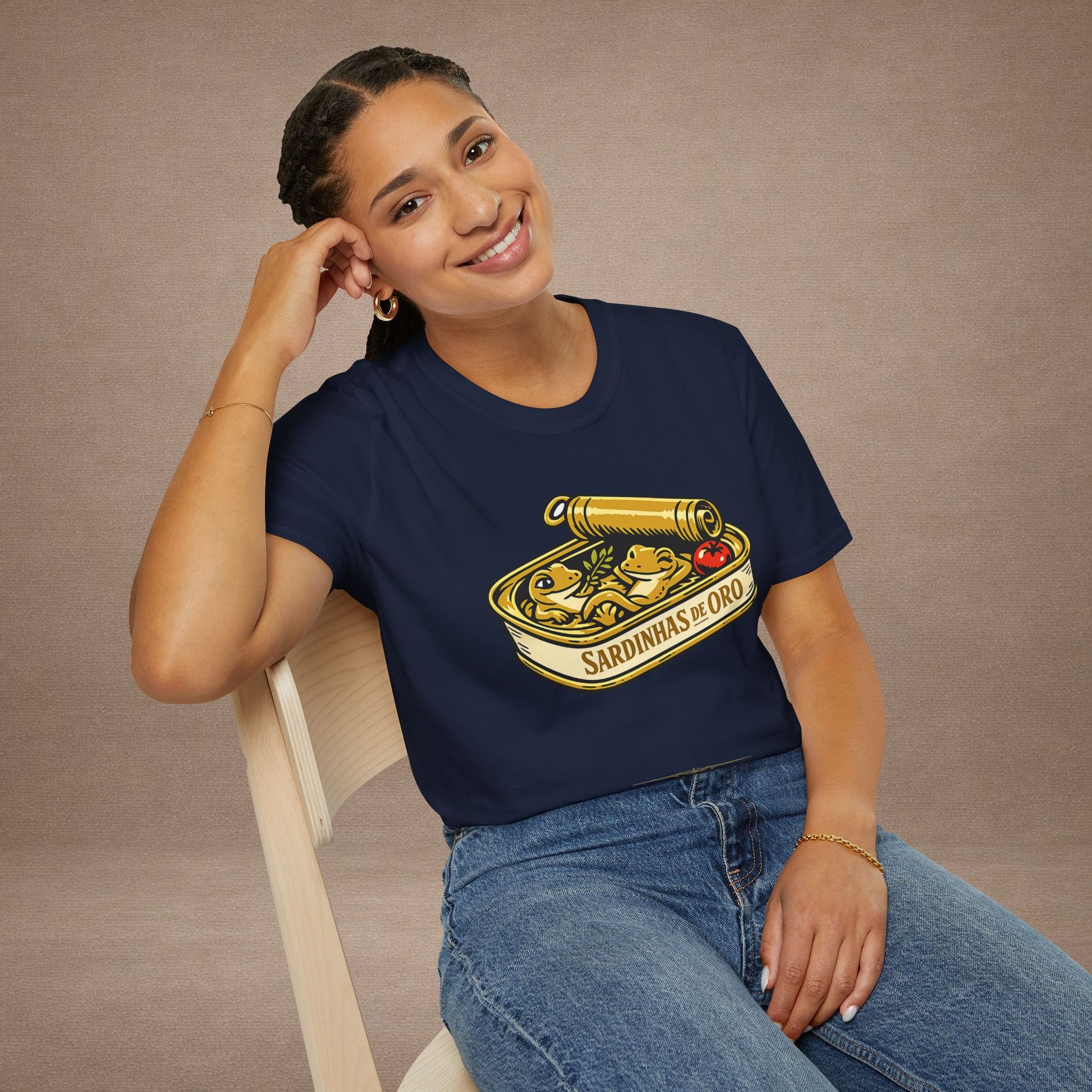 Sardinhas de Ouro Portuguese fish market graphic t-shirt — Gold Gecko Co.