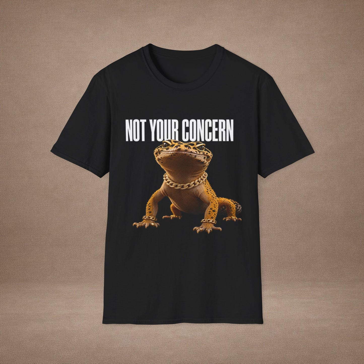 DESIGN # 4 Not Your Concern — Leopard Gecko Tee