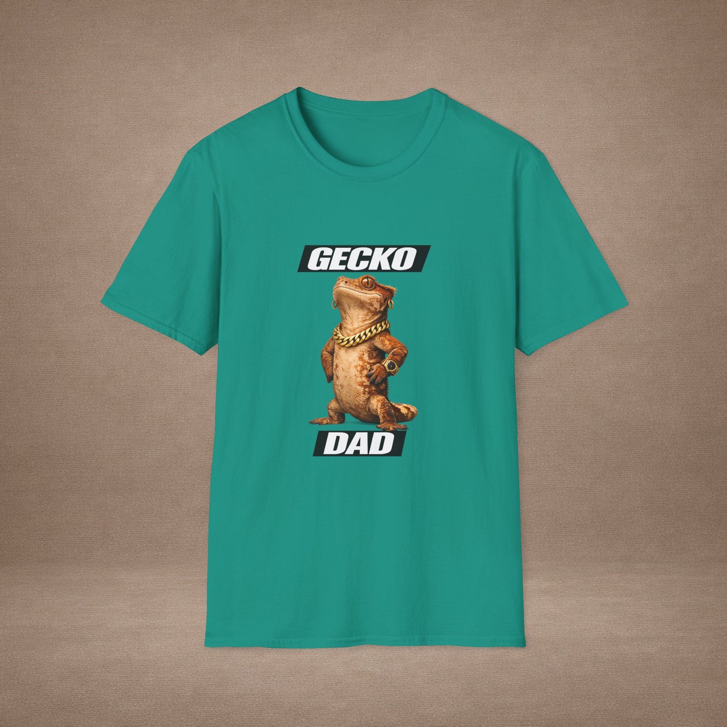 DESIGN #11 Gecko Dad — Dad Mode: On (Black Letters)