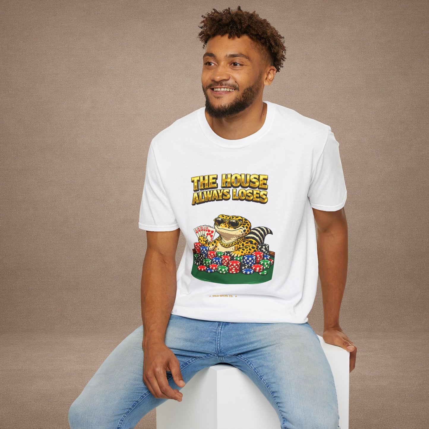 Design #29-6  Gambling- One More Pull-Cartoon- (Gold Letters)