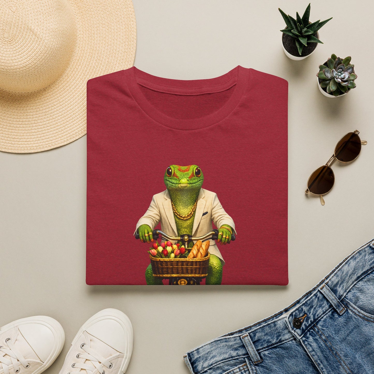 Gold Gecko Co.™ | Bike | Day Gecko | Comfort Colors 6500