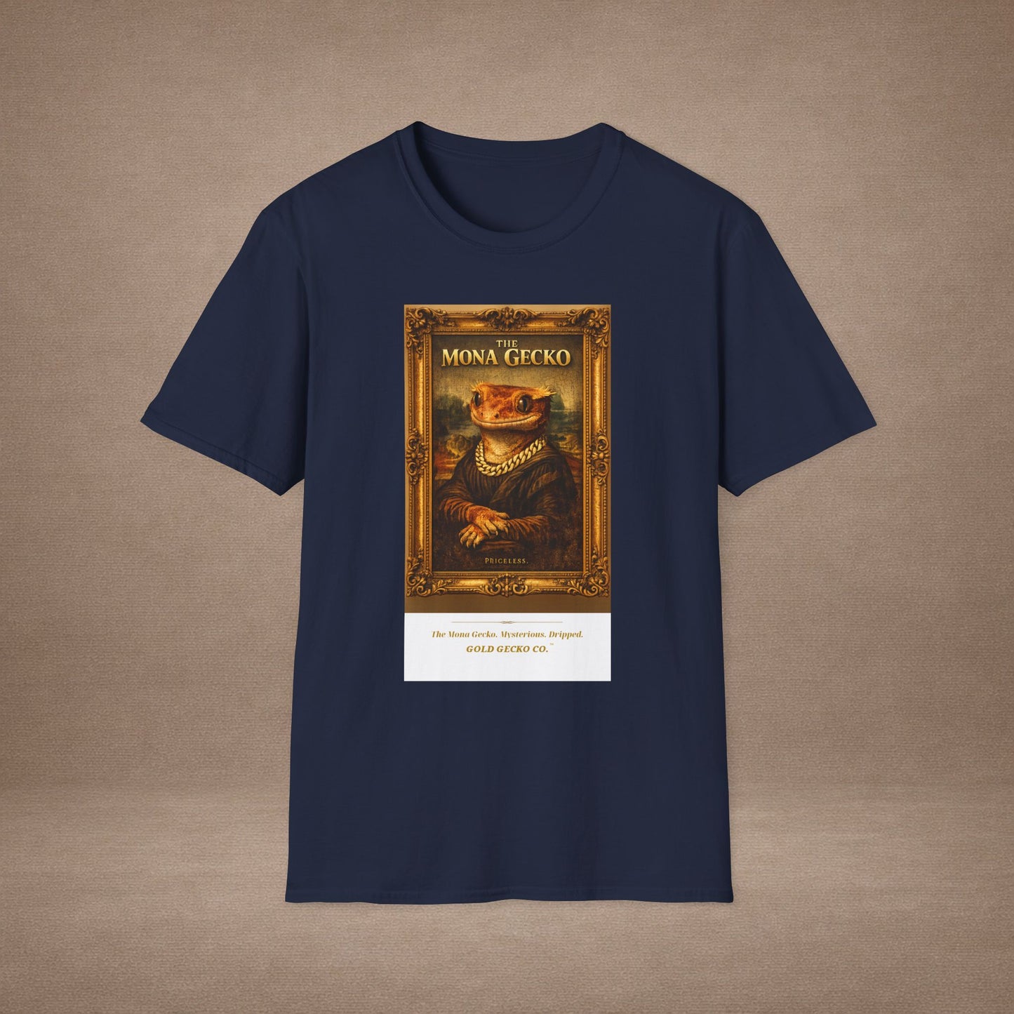Design #col19-1 - Mona Gecko — Fine Art Tee