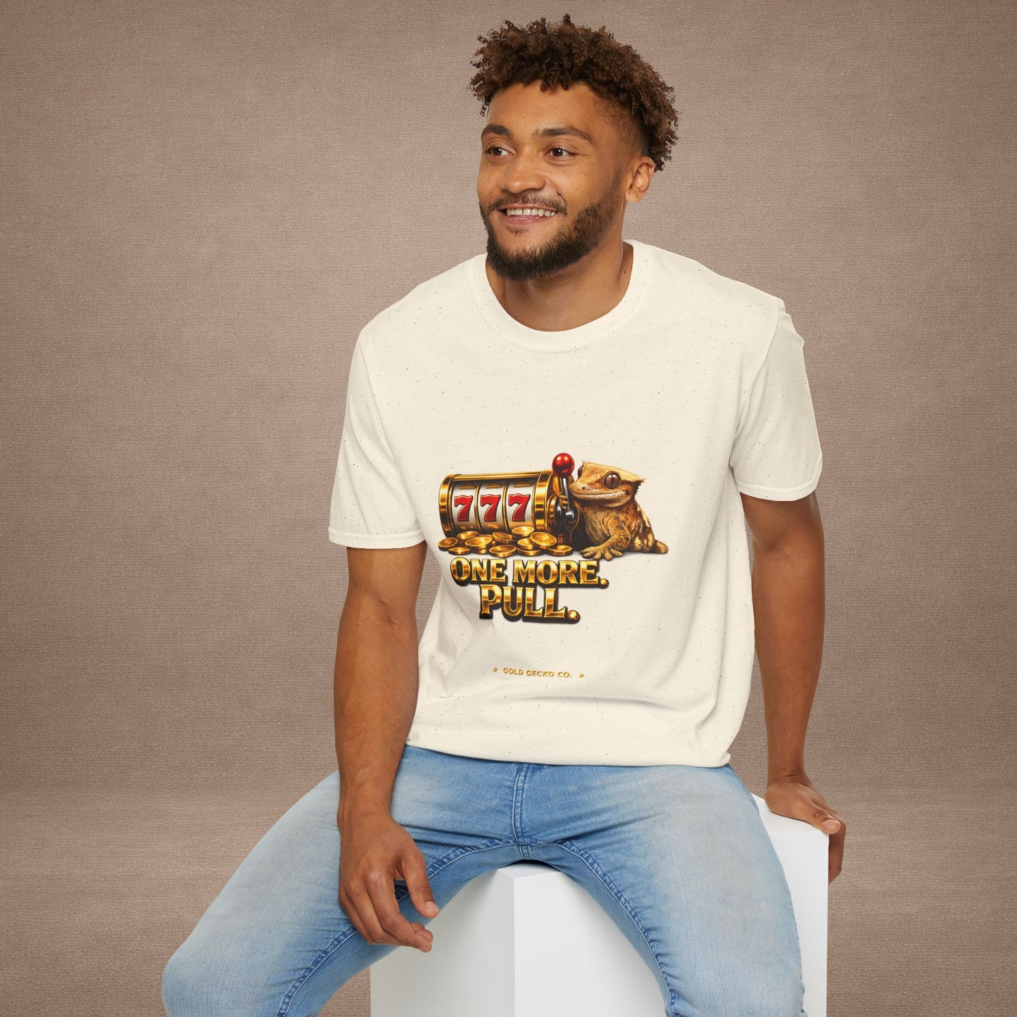 Design #29-4  Gambling- One More Pull- Realistic- (Gold Letters)