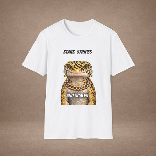 DESIGN #15 Stars, Stripes & Scales — 4th of July Tee