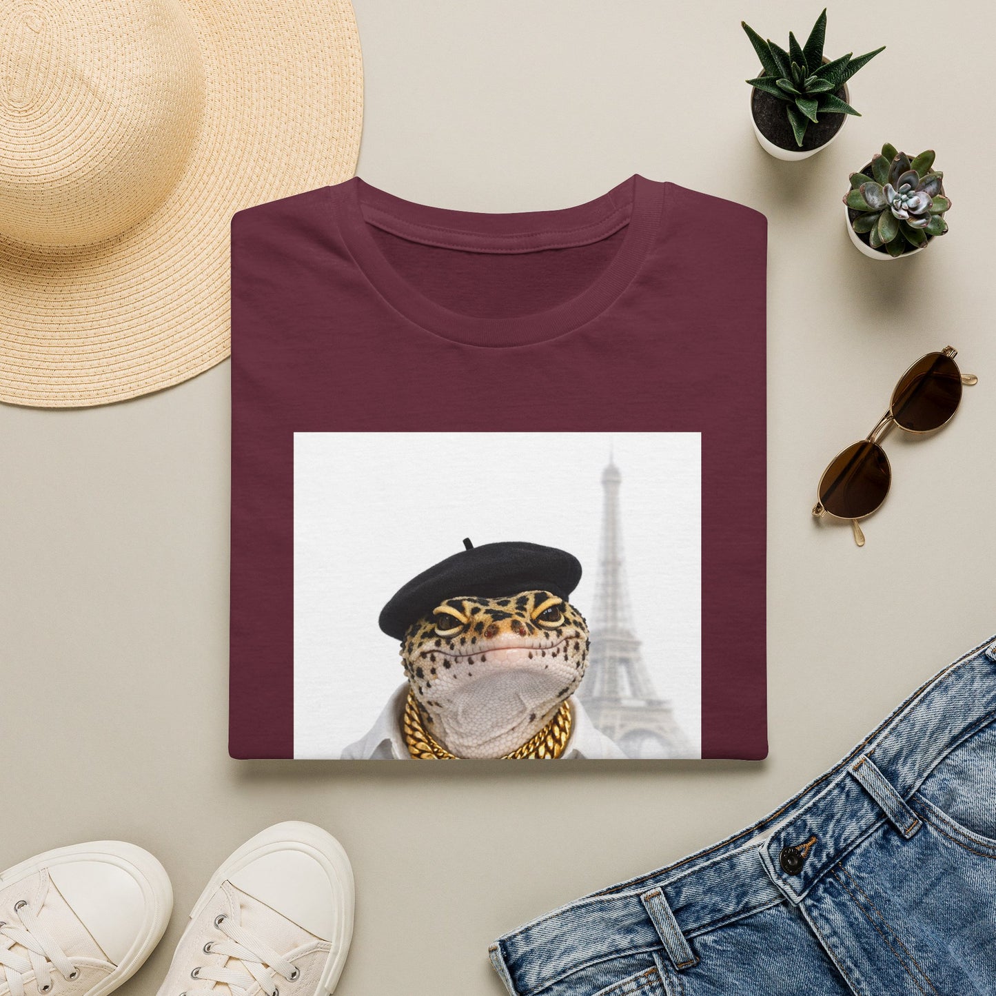 Gold Gecko Co.™ | Eiffel Tower | Crested Gecko | Comfort Colors 6500