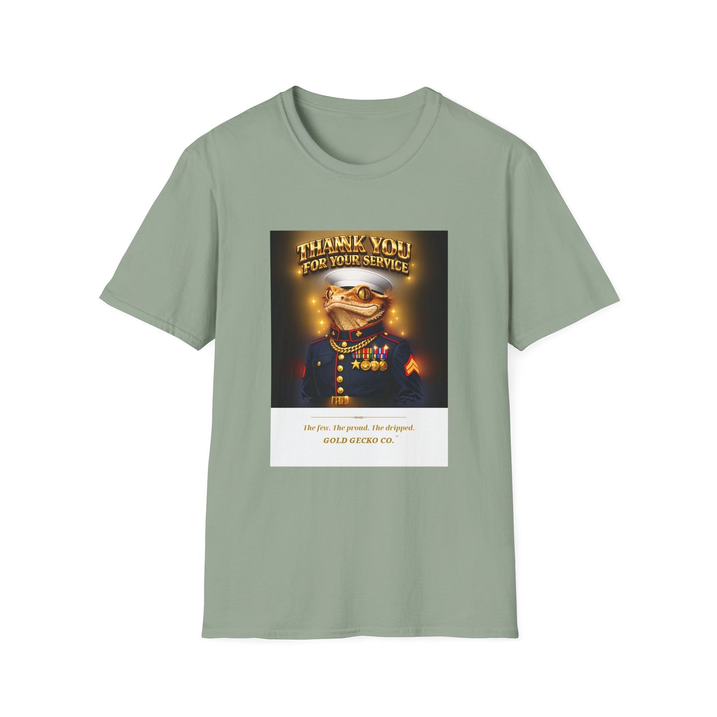 Gold Gecko Co.™ | Marines Semper Drip | Crested Gecko | Comfort Colors 6500
