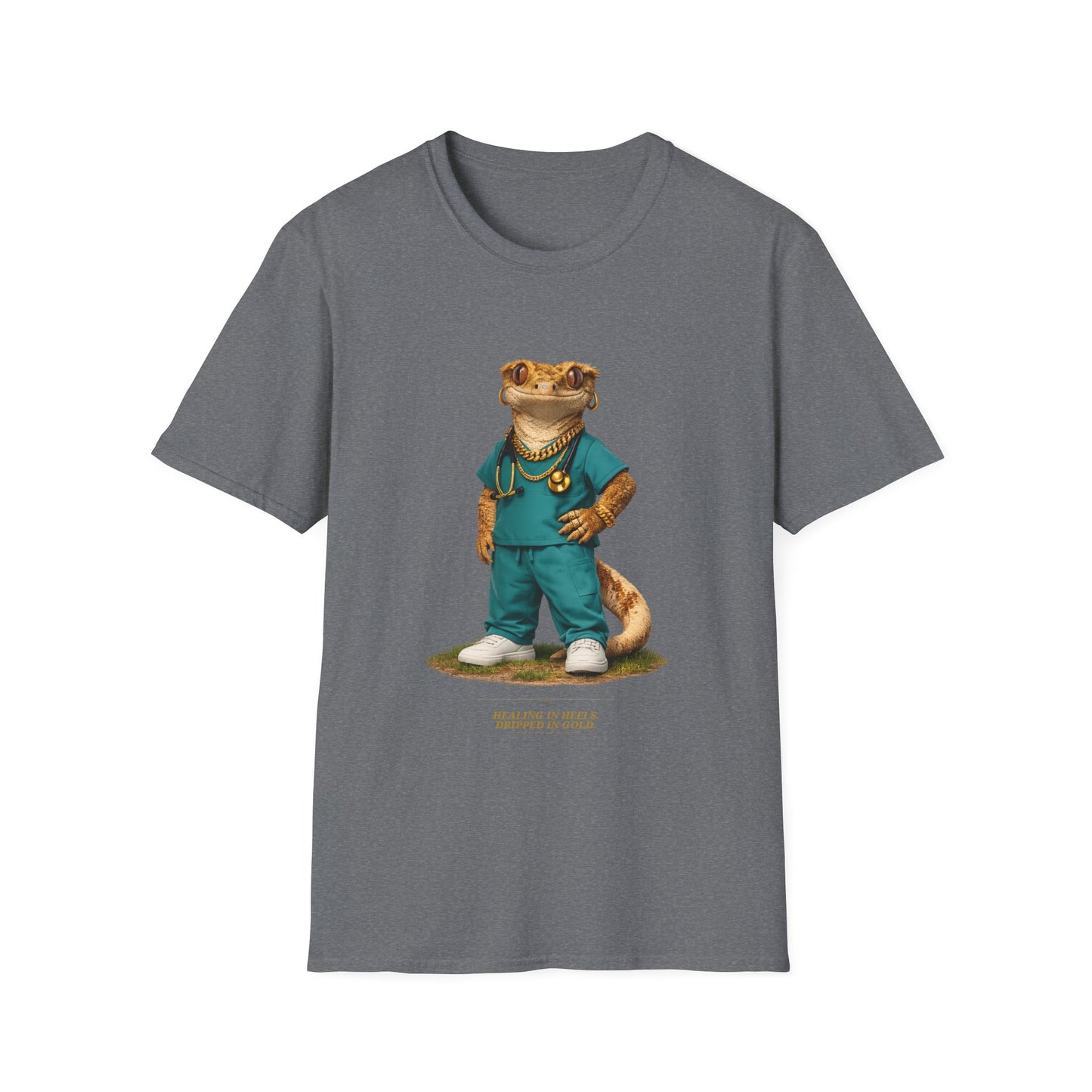 Gold Gecko Co.™ | Scrubs | Crested Gecko | Comfort Colors 6500