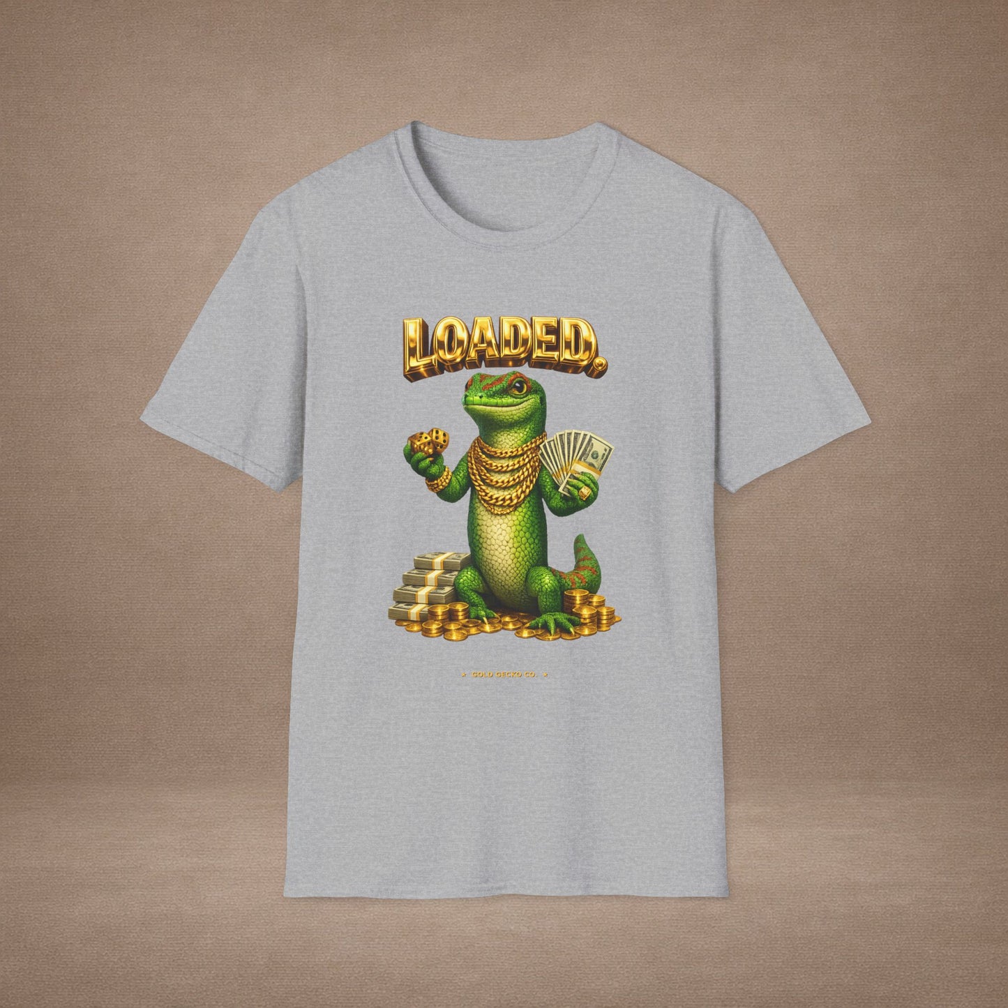 DESIGN #29-1 -Gambling - Loaded  Realistic (gold Lettering)