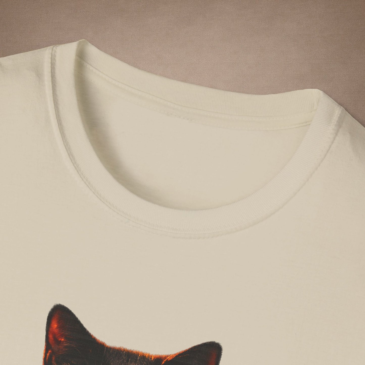 Black Cat — Lucky Charm — photoreal cat breed portraits paired with tiny gecko compani. Gold Gecko Co. Cats & Geckos collection.