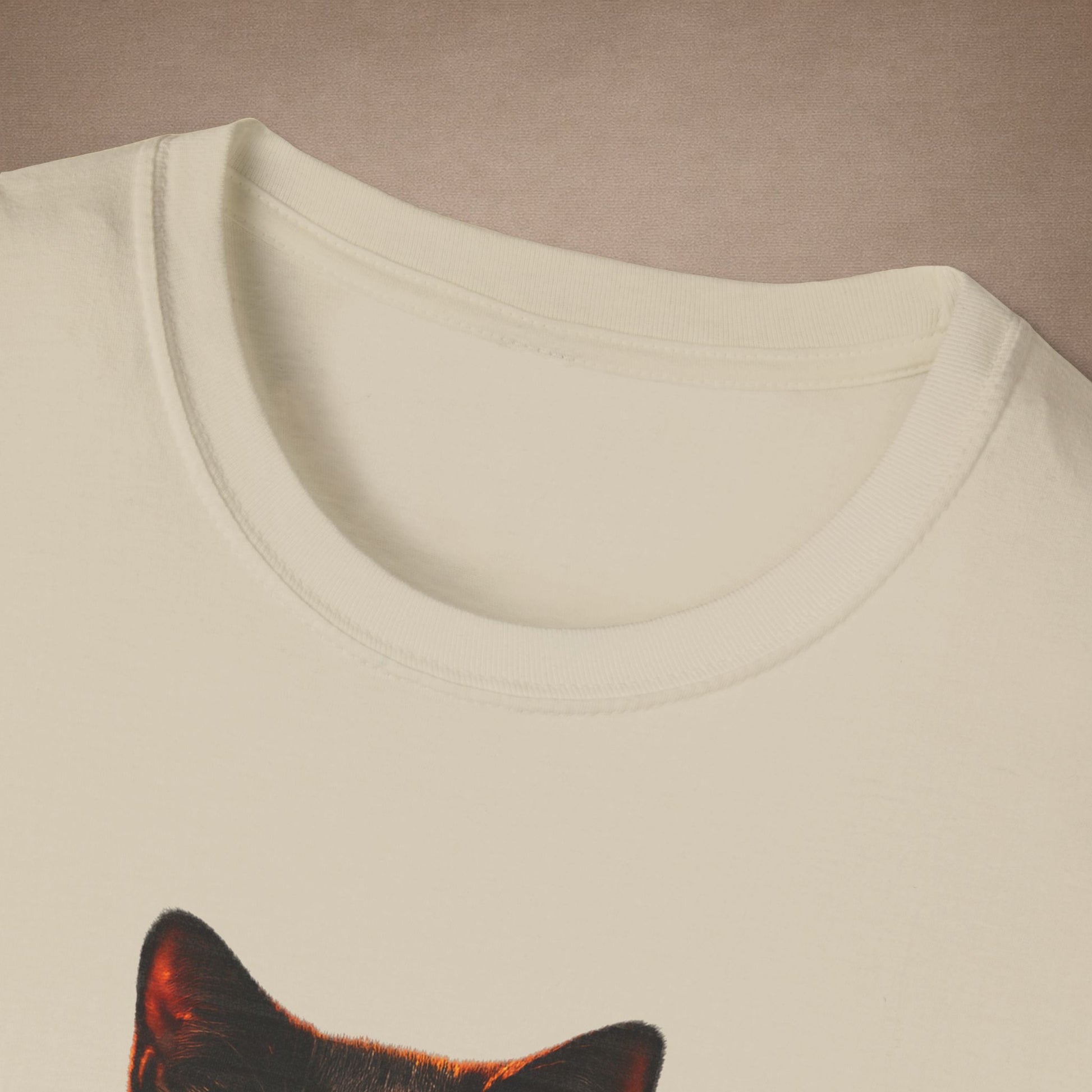 Black Cat — Lucky Charm — photoreal cat breed portraits paired with tiny gecko compani. Gold Gecko Co. Cats & Geckos collection.