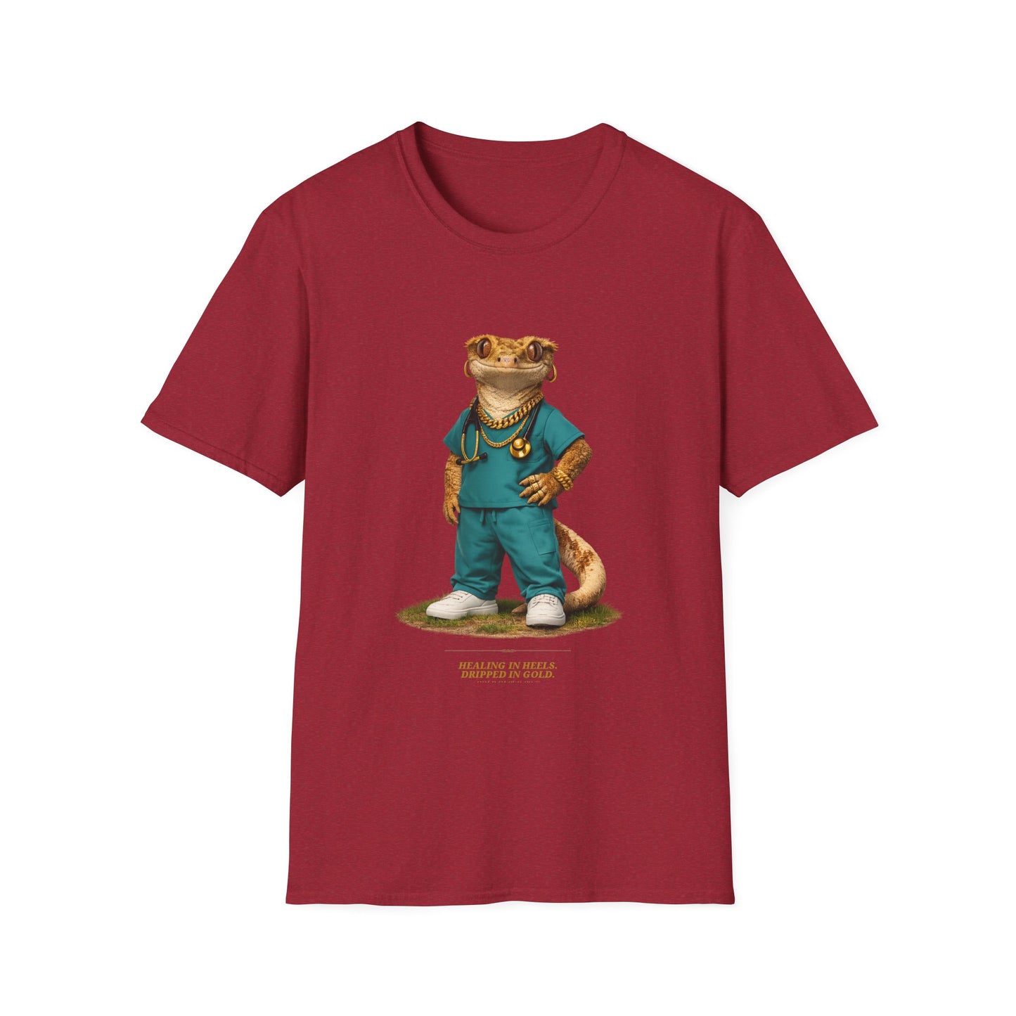 Gold Gecko Co.™ | Scrubs | Crested Gecko | Comfort Colors 6500