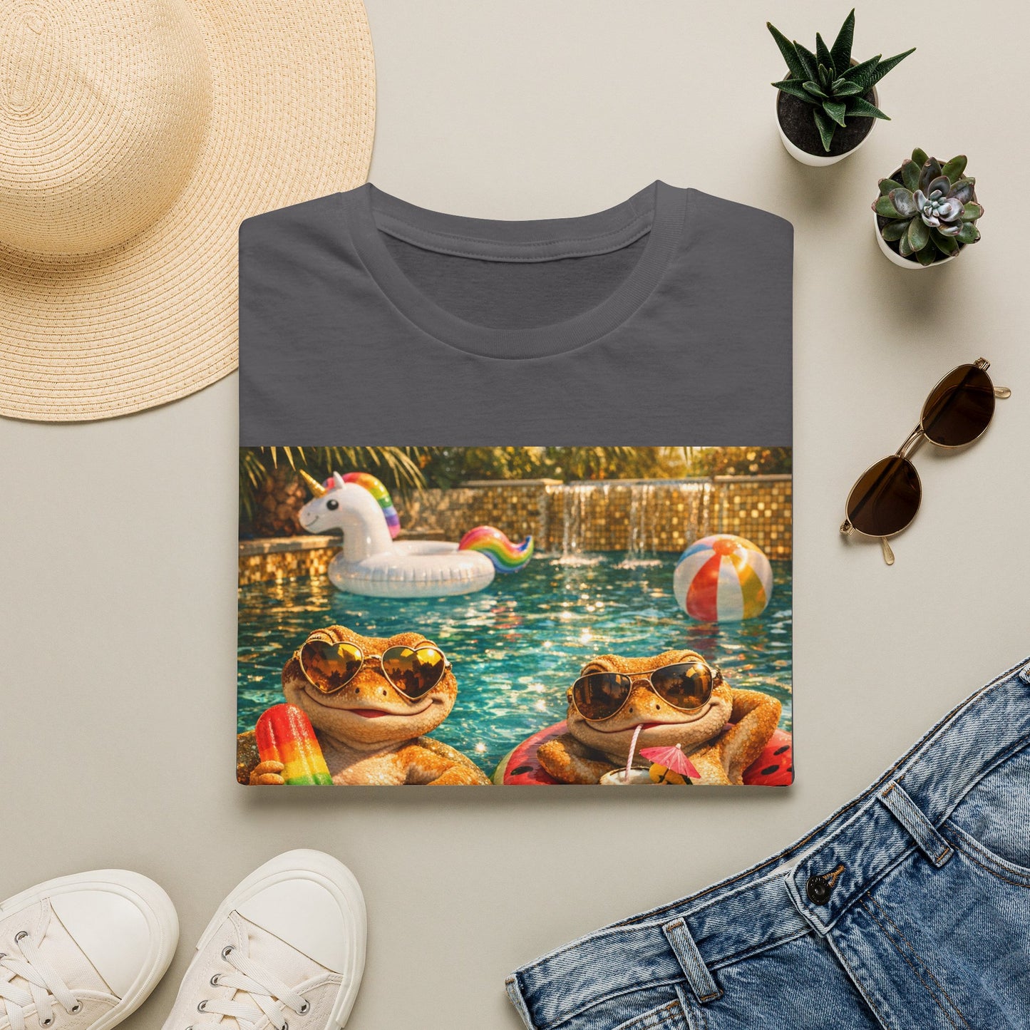 Col1403-02-V2-TS-Gildan64000-FloatLife-Realistic-GoldGeckoCo