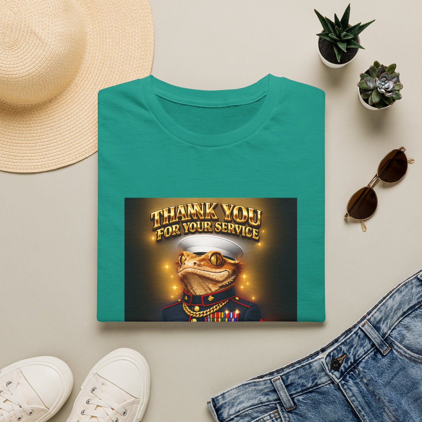 Gold Gecko Co.™ | Marines Semper Drip | Crested Gecko | Comfort Colors 6500