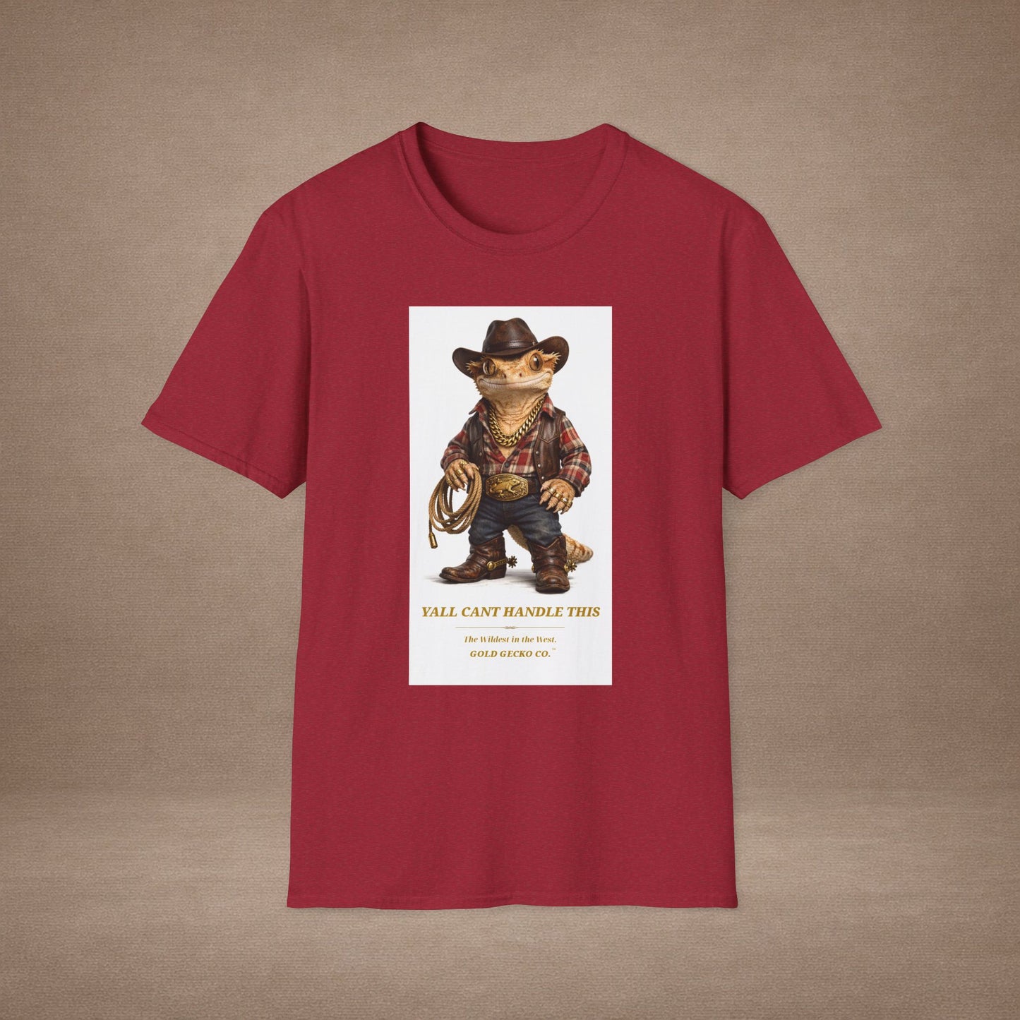 Design #09-1 - Cowboy Gecko - Y'All Can't Handle This