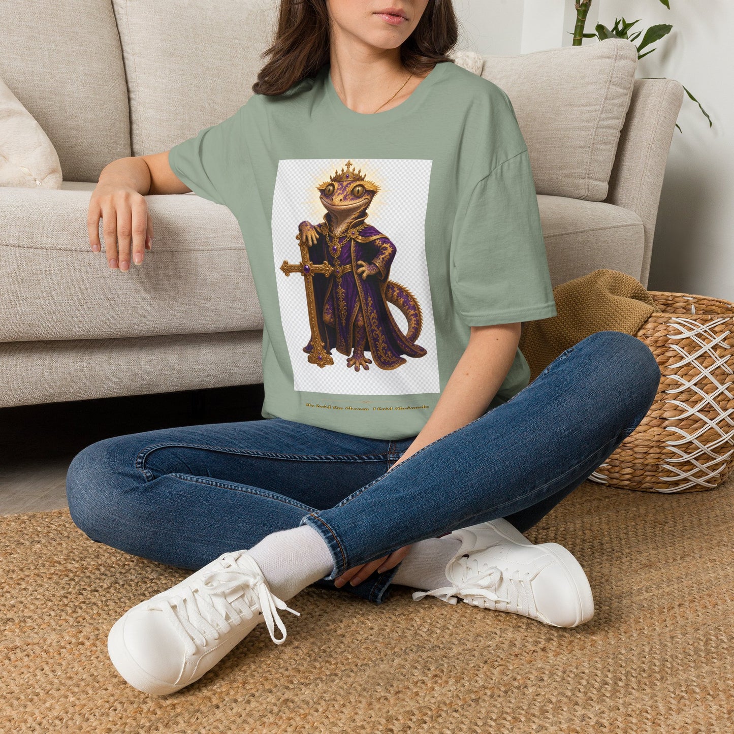 Gold Gecko Co. | He Said I'm Chosen. I Said Obviously. | Faith Gecko Tee