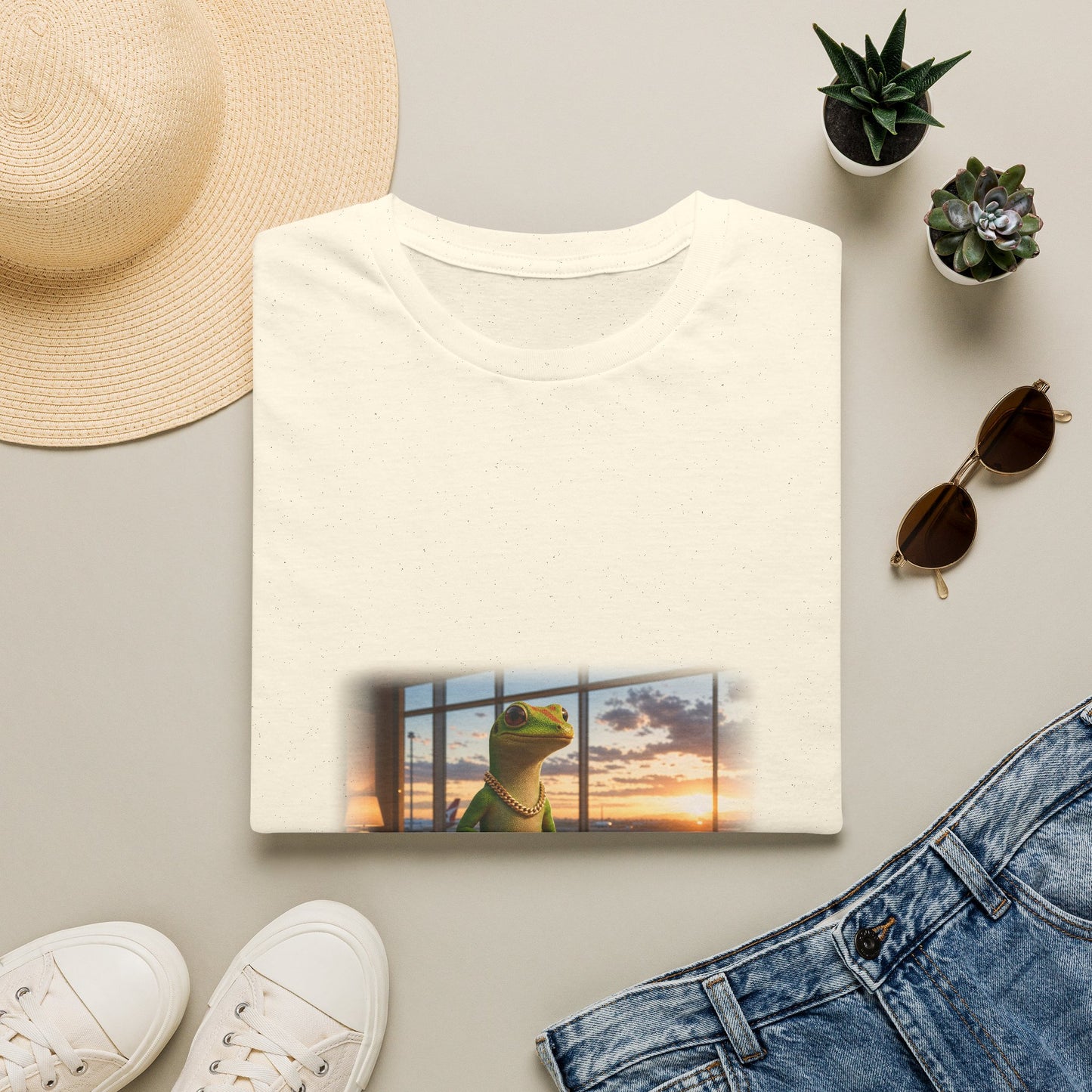 Gold Gecko Co.™ | Passport Stamped | Day Gecko | Comfort Colors 6500