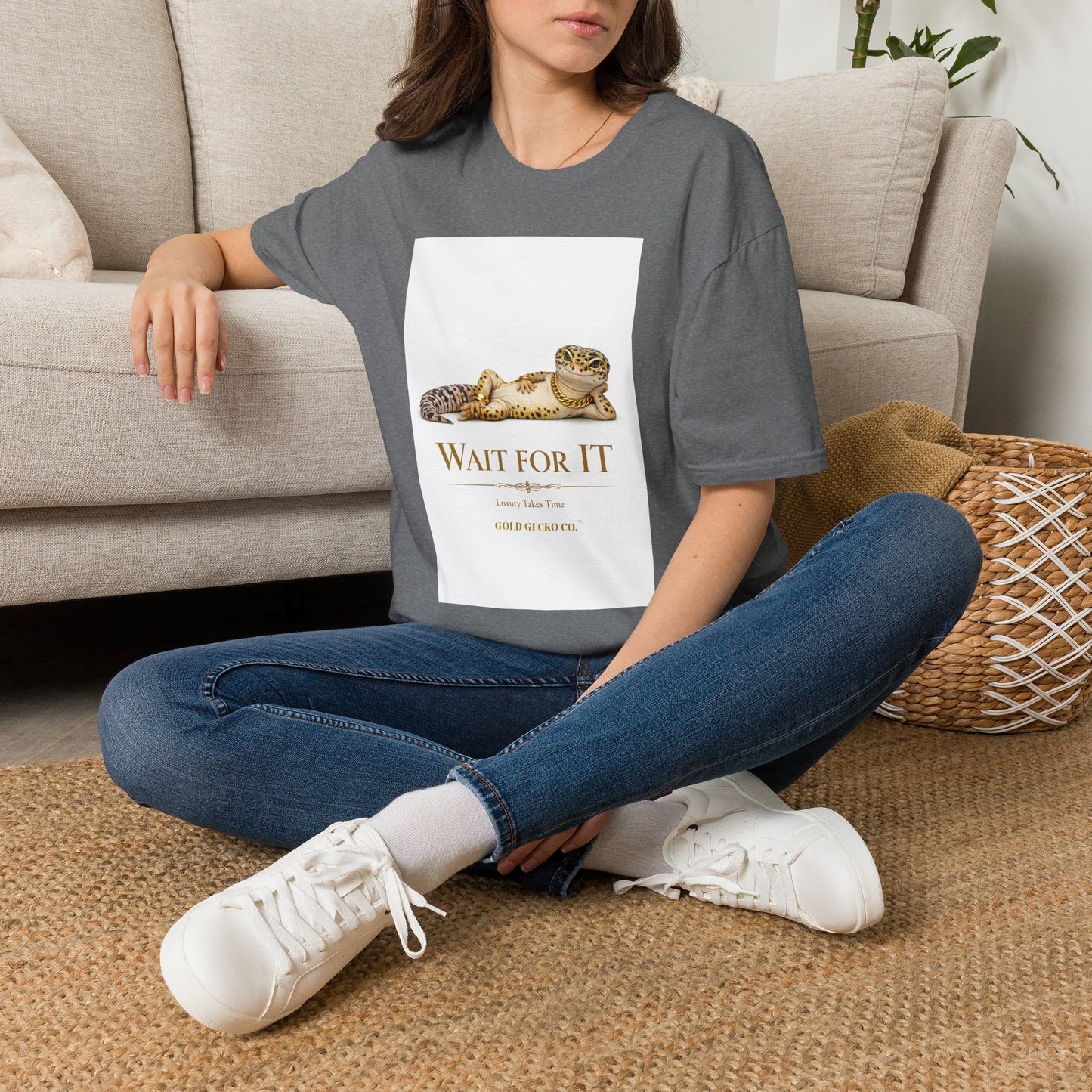 Gold Gecko Co.™ | Lounging | Leopard Gecko | Comfort Colors 6500