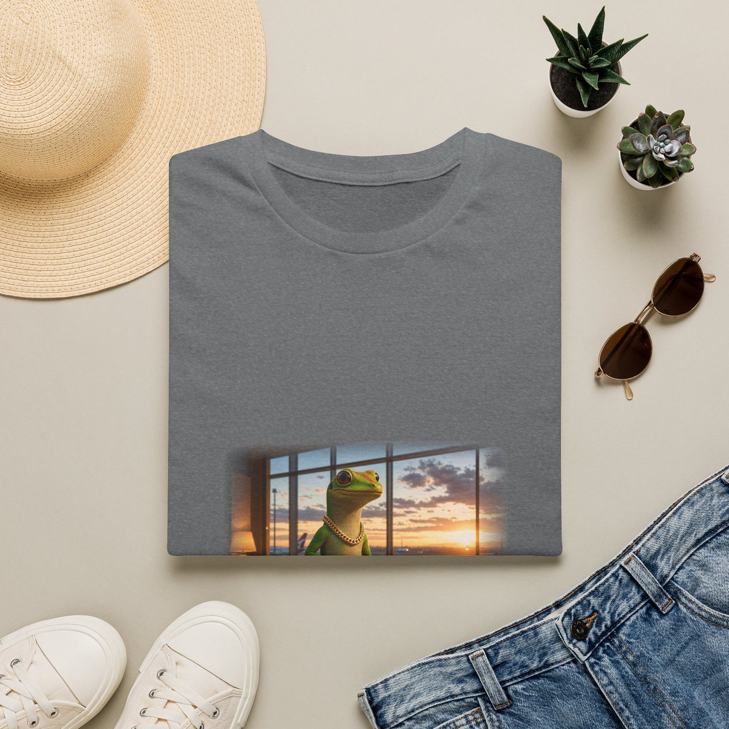 Gold Gecko Co.™ | Passport Stamped | Day Gecko | Comfort Colors 6500