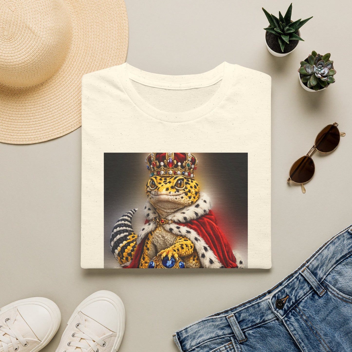 Gold Gecko Co.™ | The Crown Fits | Leopard Gecko | Comfort Colors 6500