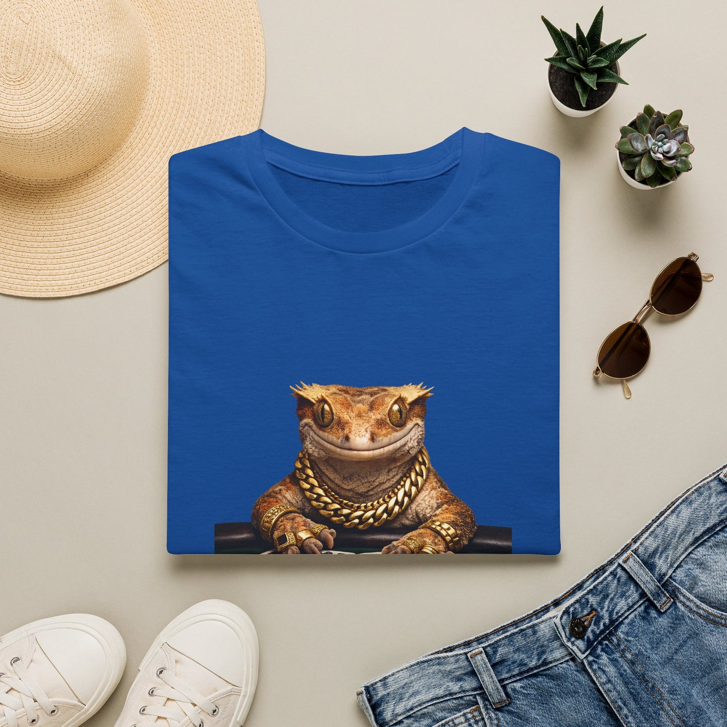 Gold Gecko Co.™ | Poker Face | Day Gecko | Comfort Colors 6500