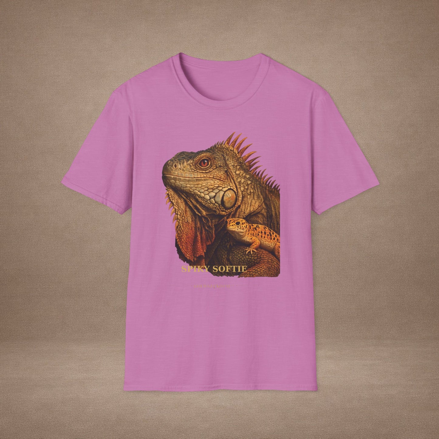 Iguana — Spiky Softie — photoreal reptile portraits — the ultimate herp appreciation. Gold Gecko Co. Reptile Roll Call collection.